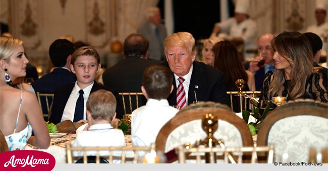 President Trump and Melania have Thanksgiving dinner with their family at Mar-a-Lago 