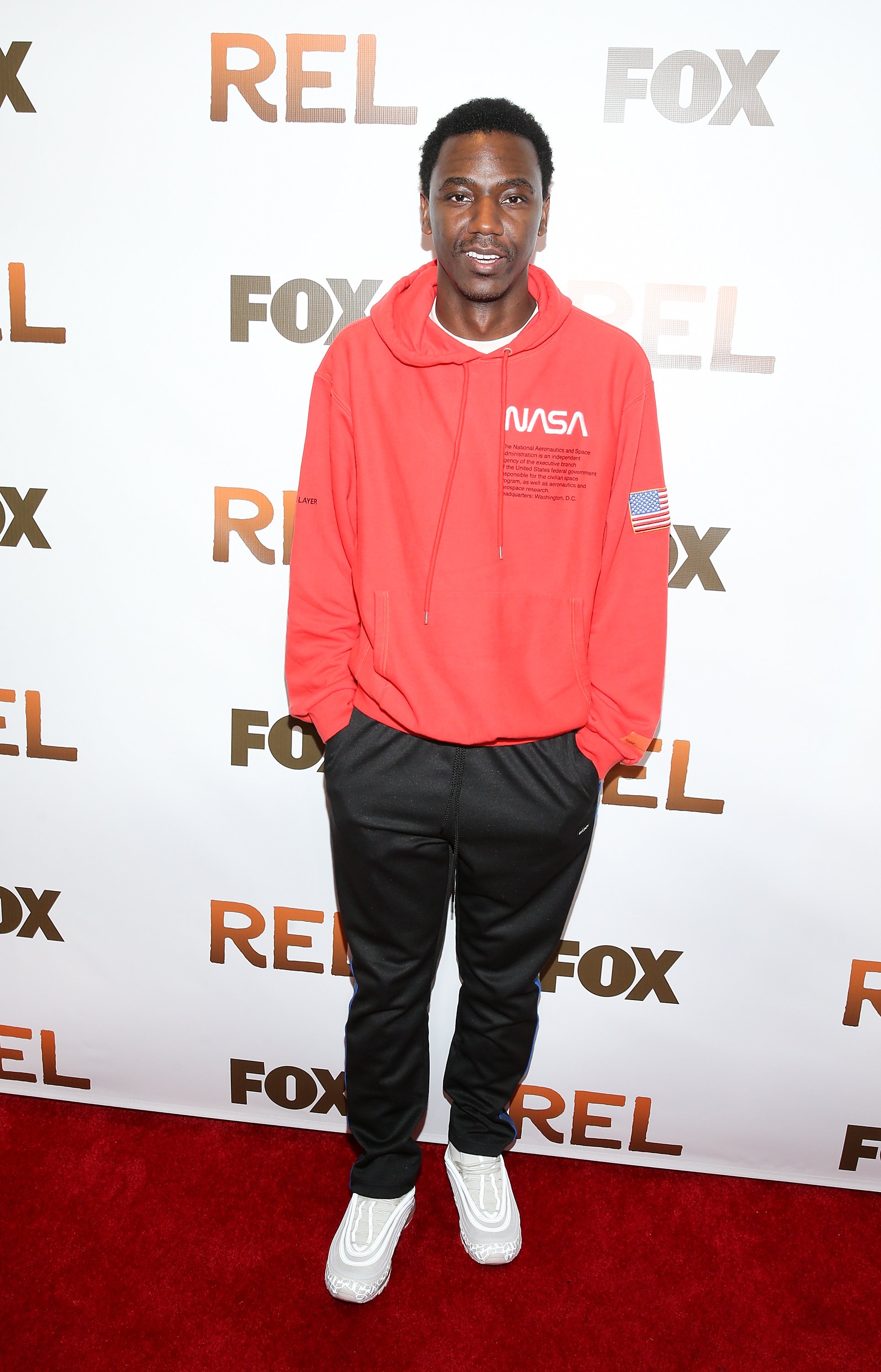 Jerrod Carmichael poses at the New York screening of "REL" at AMC Harlem Magic Johnson on September 4, 2018, in New York City | Source: Getty Images