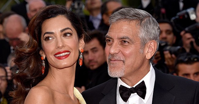 Amal und George Clooney bei der "Money Monster"-Premiere während der 69. jährlichen Filmfestspiele von Cannes am 12. Mai 2016. | Quelle: Getty Images
