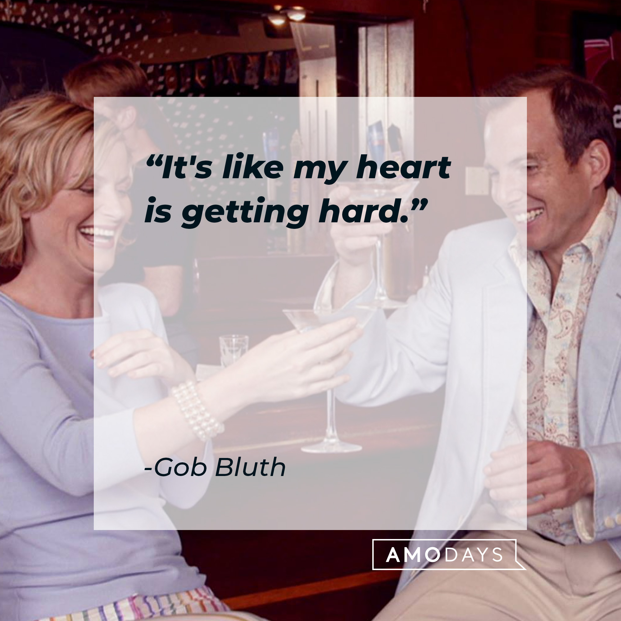 Gob Bluth's quote: "It's like my heart is getting hard." | Source: facebook.com/ArrestedDevelopment