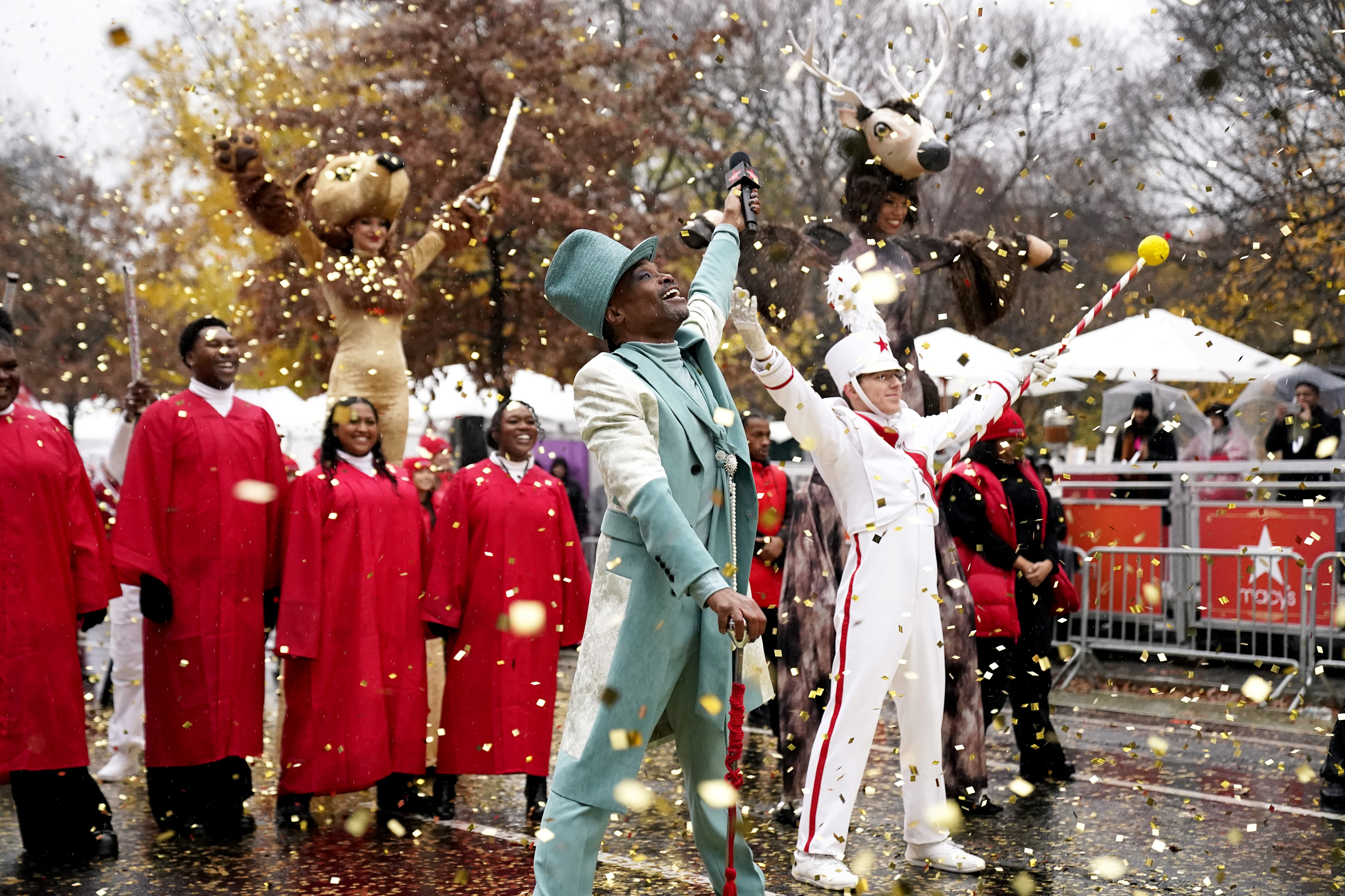 Billy Porter on Macy's Thanksgiving Day Parade on November 28, 2024, in New York | Source: Getty Images