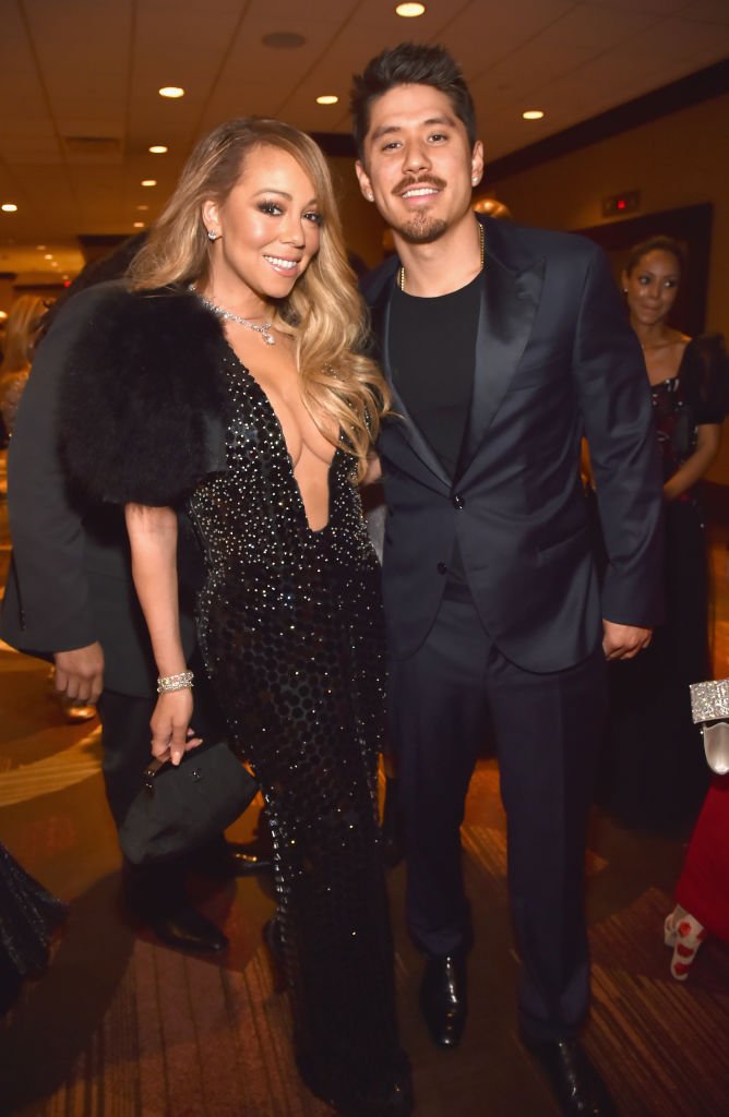 Mariah Carey au bras de Bryan Tanaka, le 27 janvier 2018 à New York. Photo : Getty Images