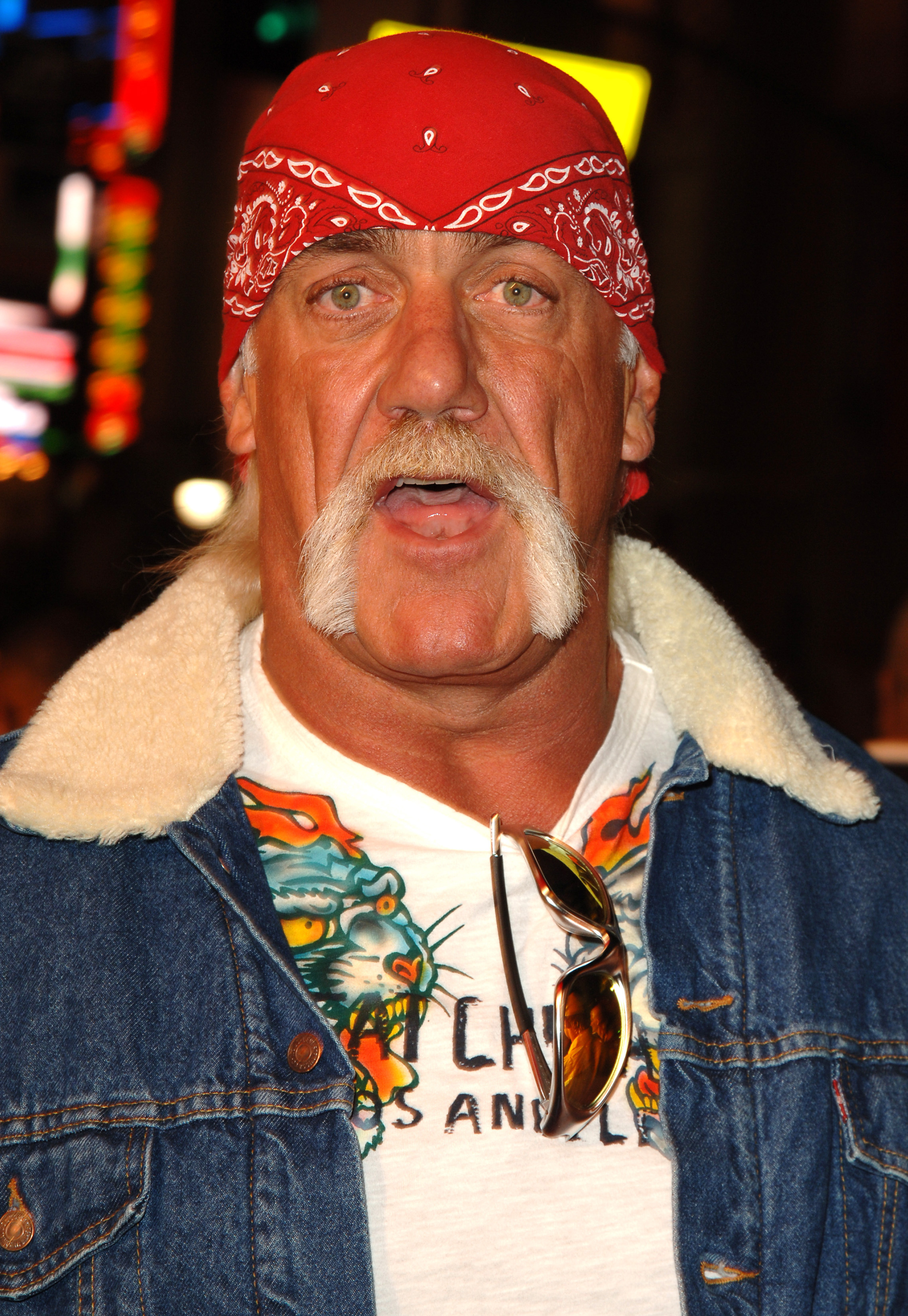 Hulk Hogan at the "Get Rich or Die Tryin'" premiere at Grauman's Chinese Theatre in Hollywood, California, 2007. | Source: Getty Images