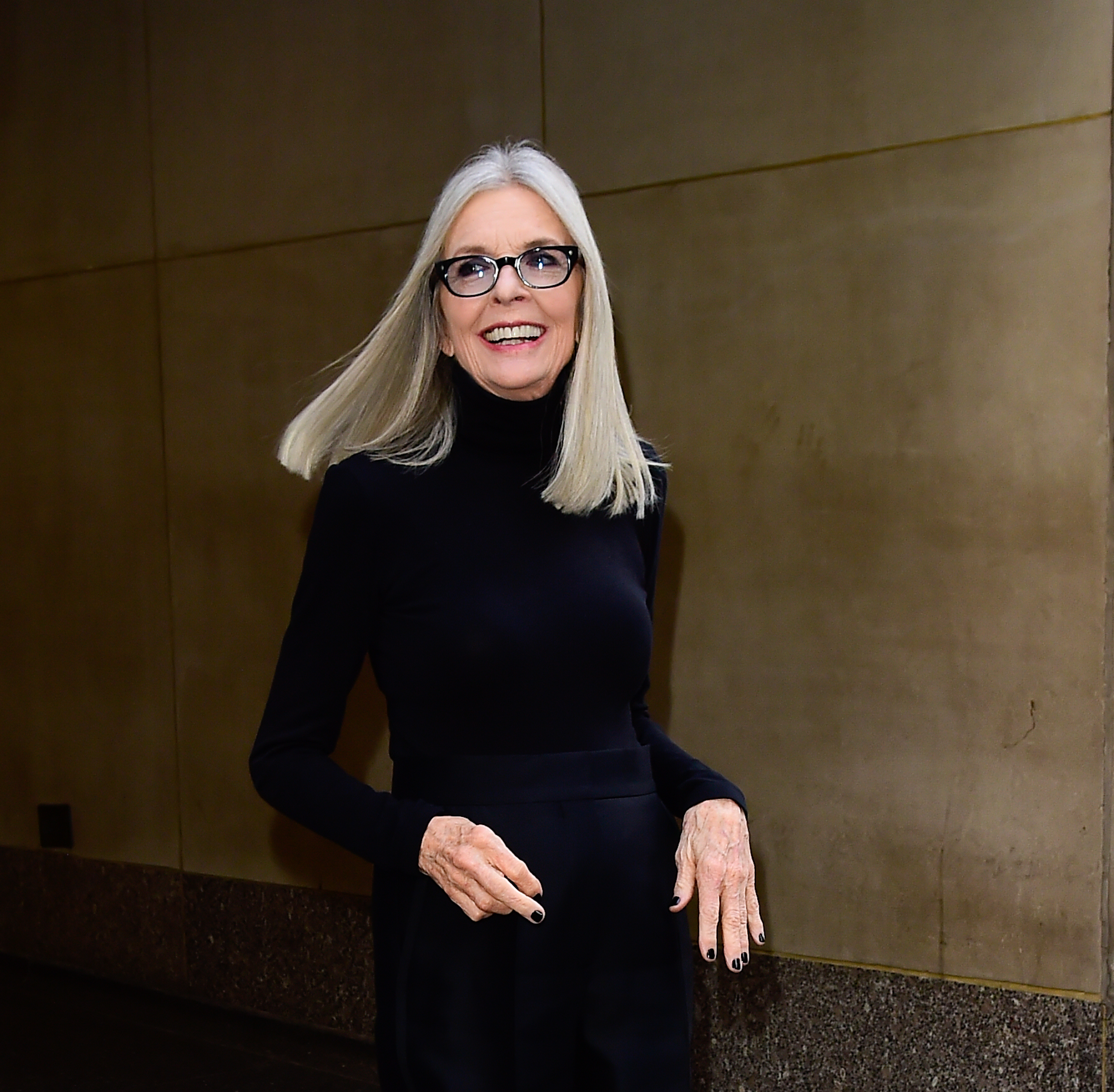 Diane Keaton is seen outside the "Today" show on May 8, 2023 in New York City | Source: Getty Images