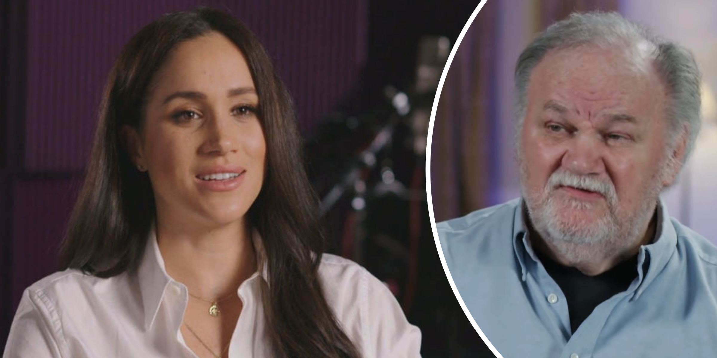 Meghan Markle | Thomas Markle | Source: Getty Images | Youtube/60MinutesAU