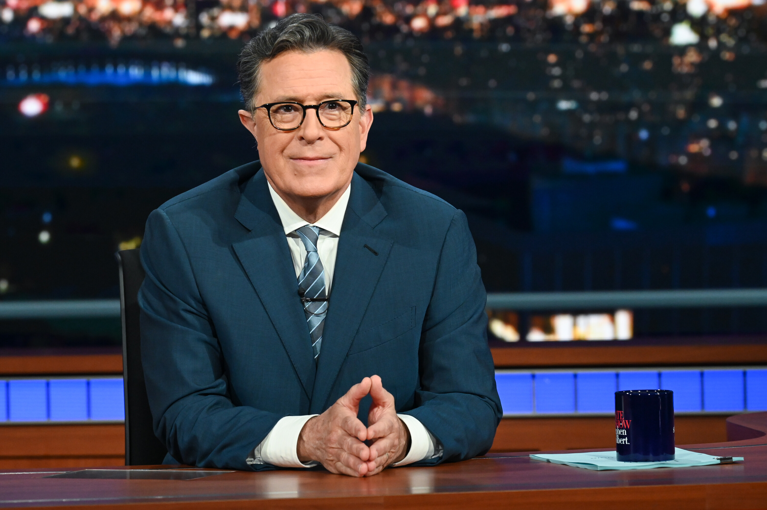 Stephen Colbert at "The Late Show with Stephen Colbert" on June 13, 2022, in New York | Source: Getty Images