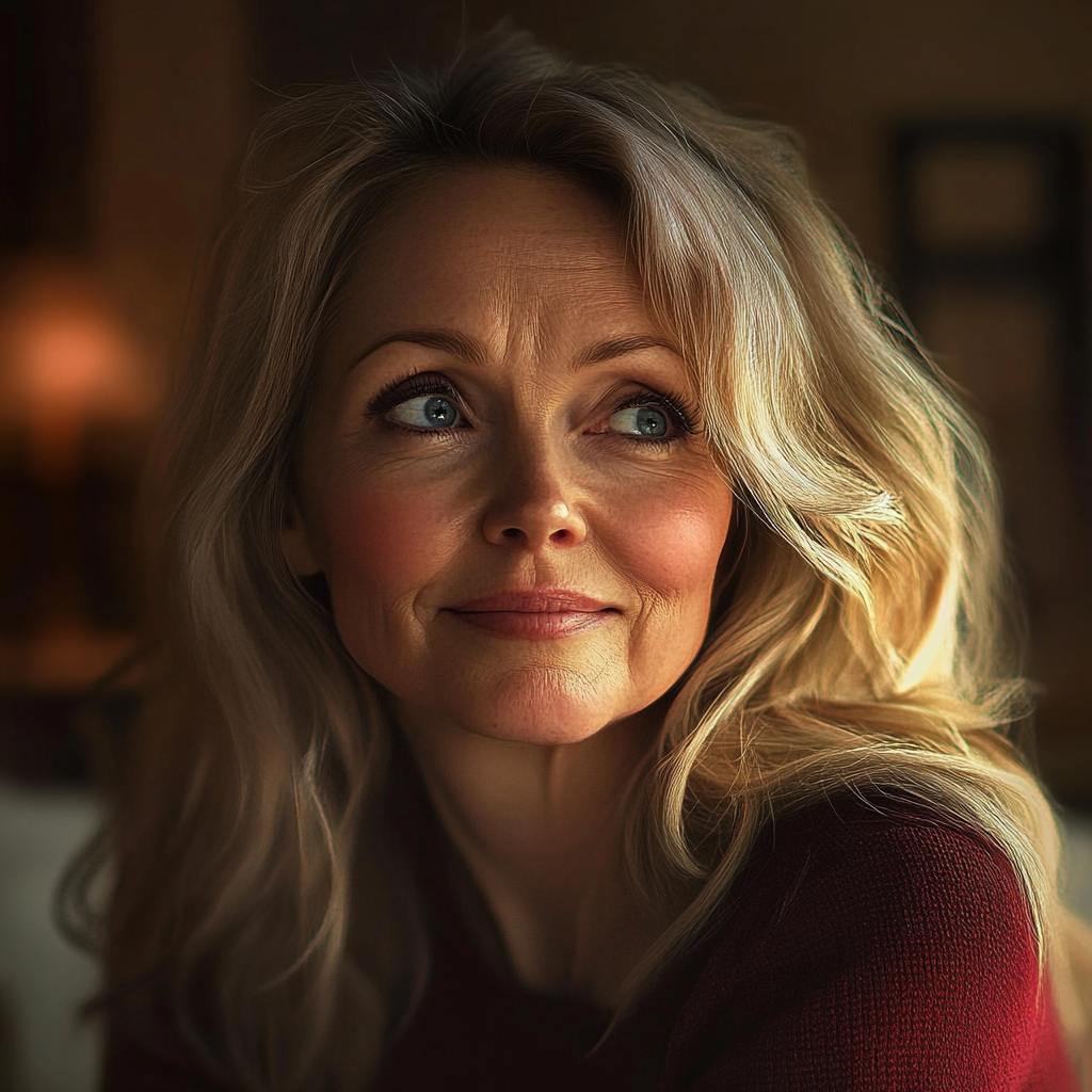 A woman smiling | Source: Midjourney