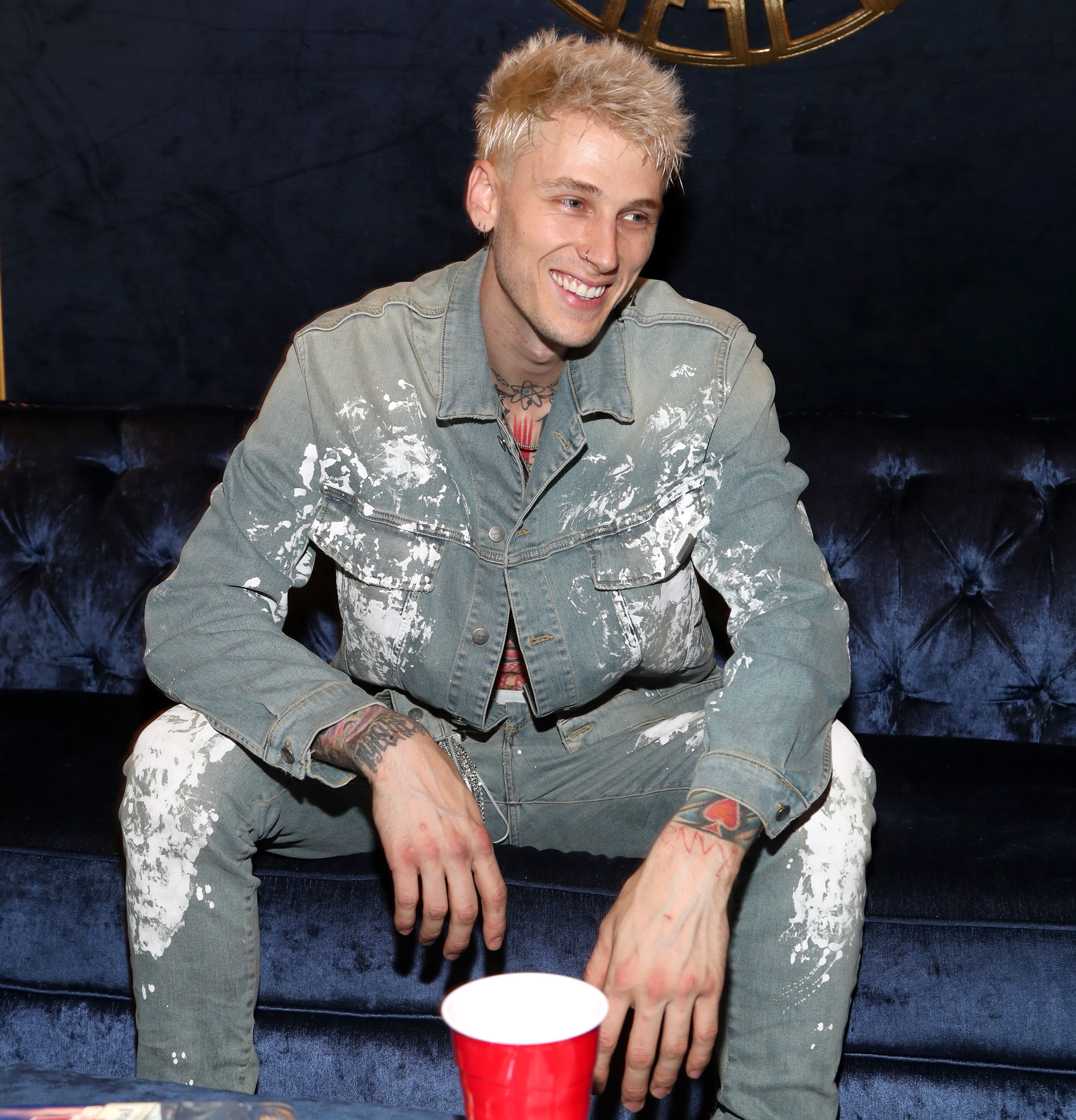 Machine Gun Kelly  backstage at The Wiltern on June 30, 2019 in Los Angeles, California. | Source: Getty Images