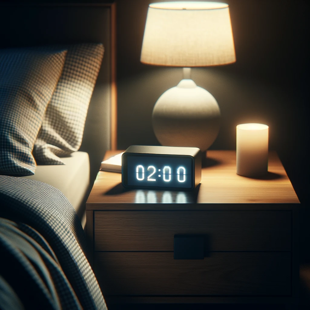 Clock showing 2 a.m. | Source: DALL-E