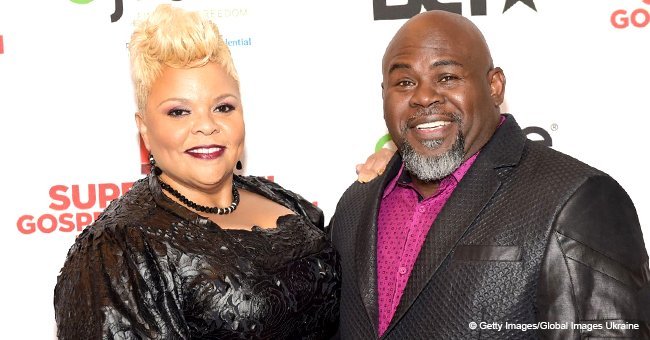 David and Tamela Mann's daughter shows off her slimmer figure in tight black outfit, rocking long braids