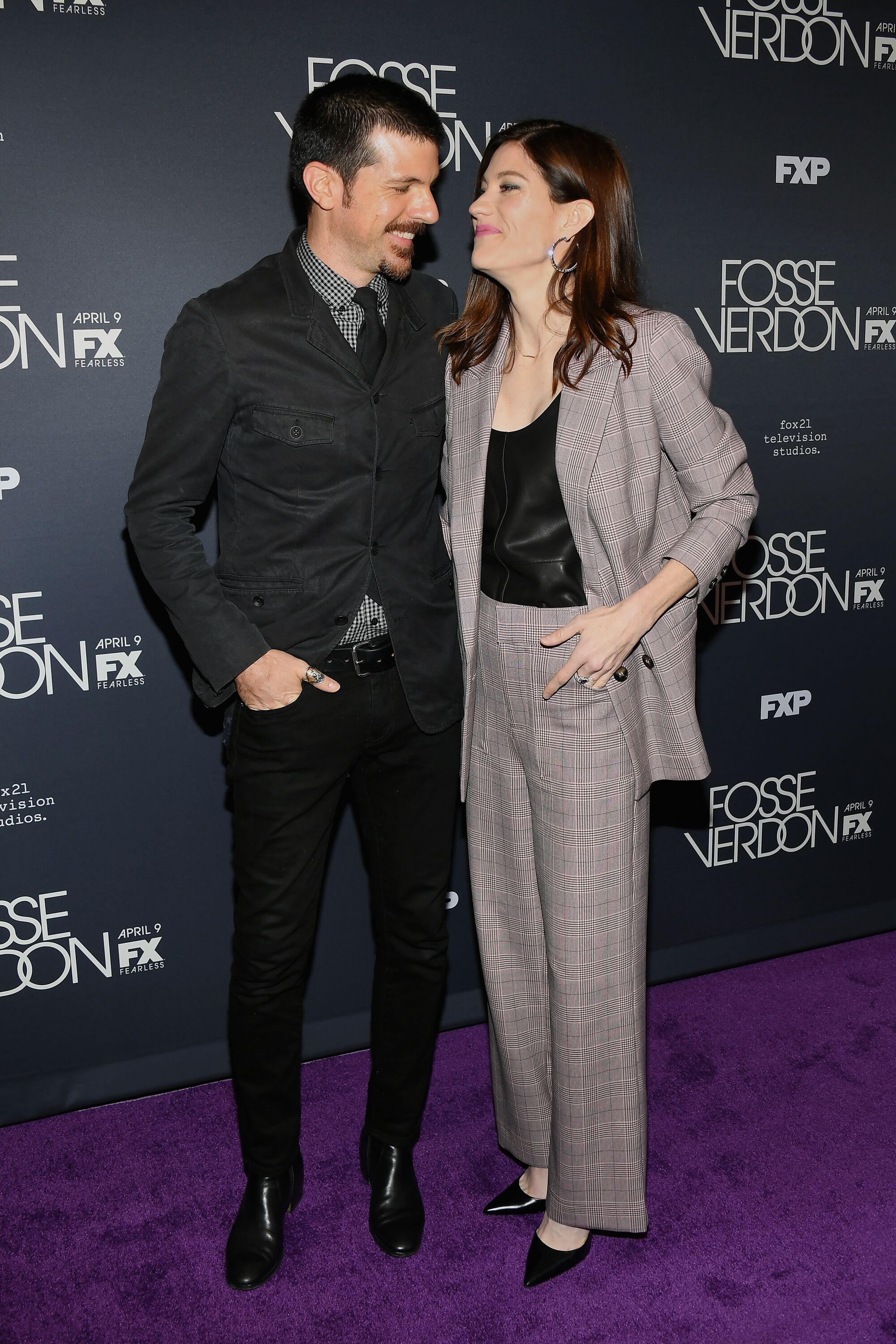 Seth Avett and Jennifer Carpenter attend the New York Premiere for FX's "Fosse/Verdon" on April 08, 2019 in New York City. | Source: Getty Images