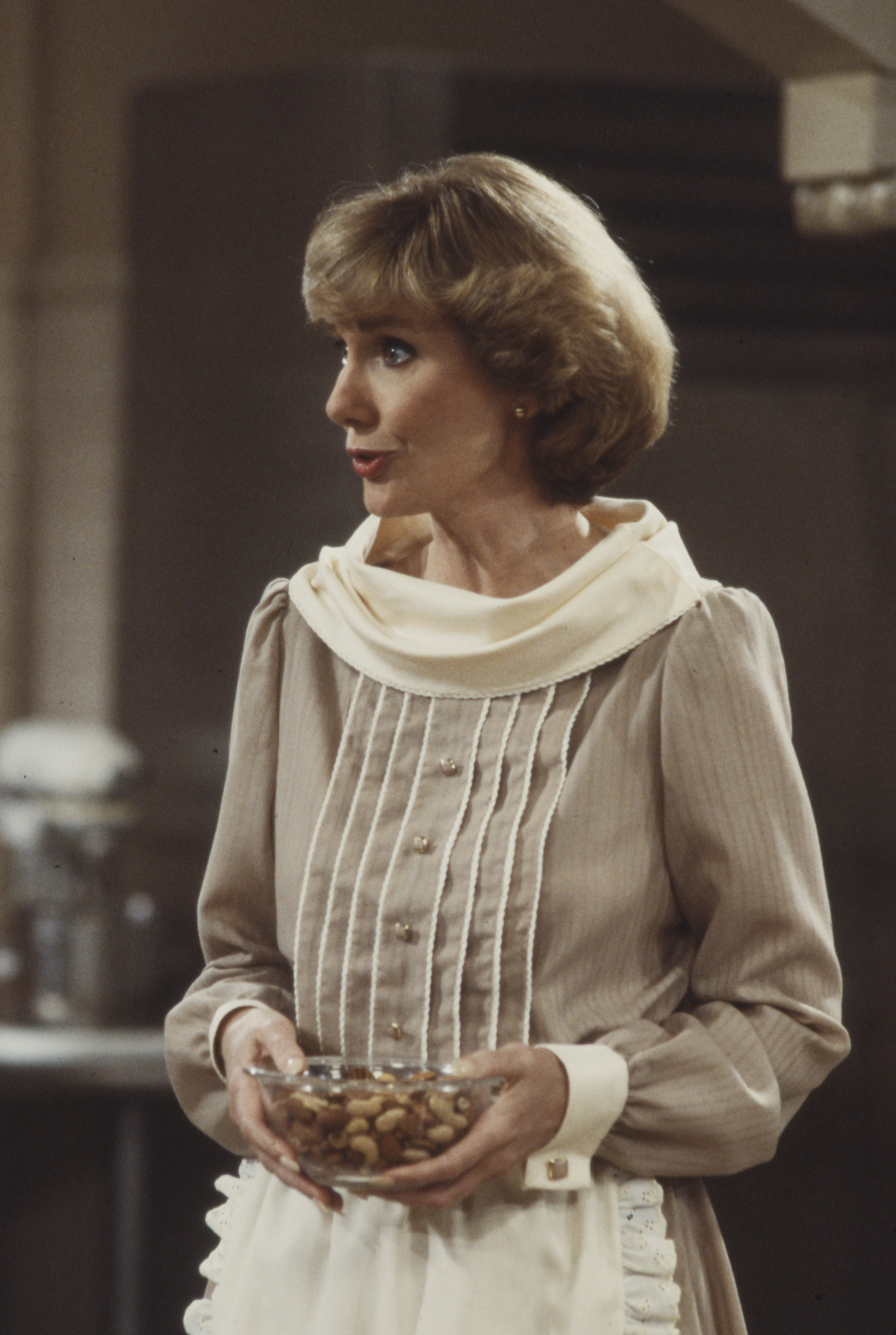 Inga Swenson als Gretchen Kraus in der ABC-Fernsehserie "Benson" am 4. Mai 1984 in Los Angeles, Kalifornien | Quelle: Getty Images
