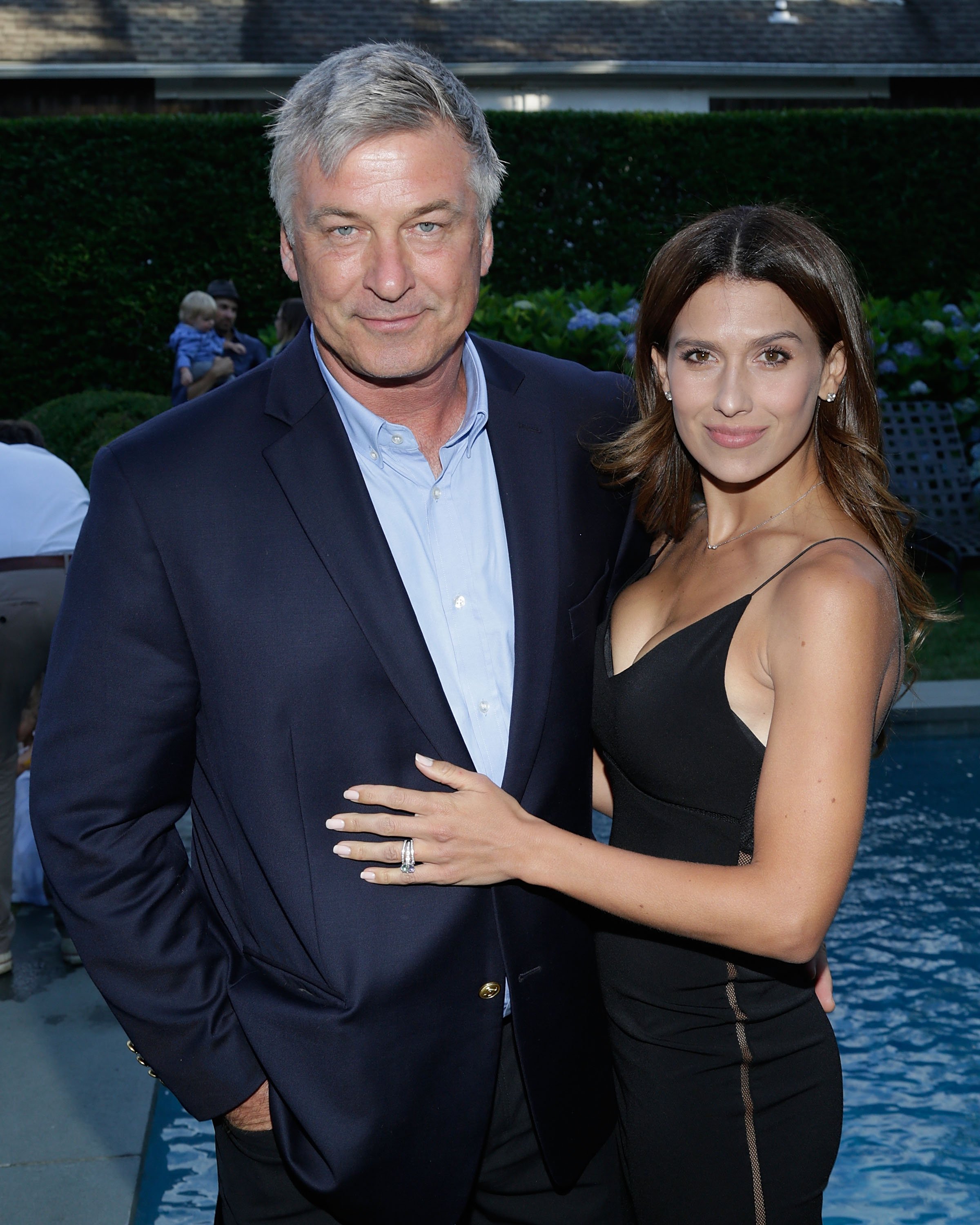 Alec Baldwin and Hilaria Thomas in New York 2017. | Source; Getty Images