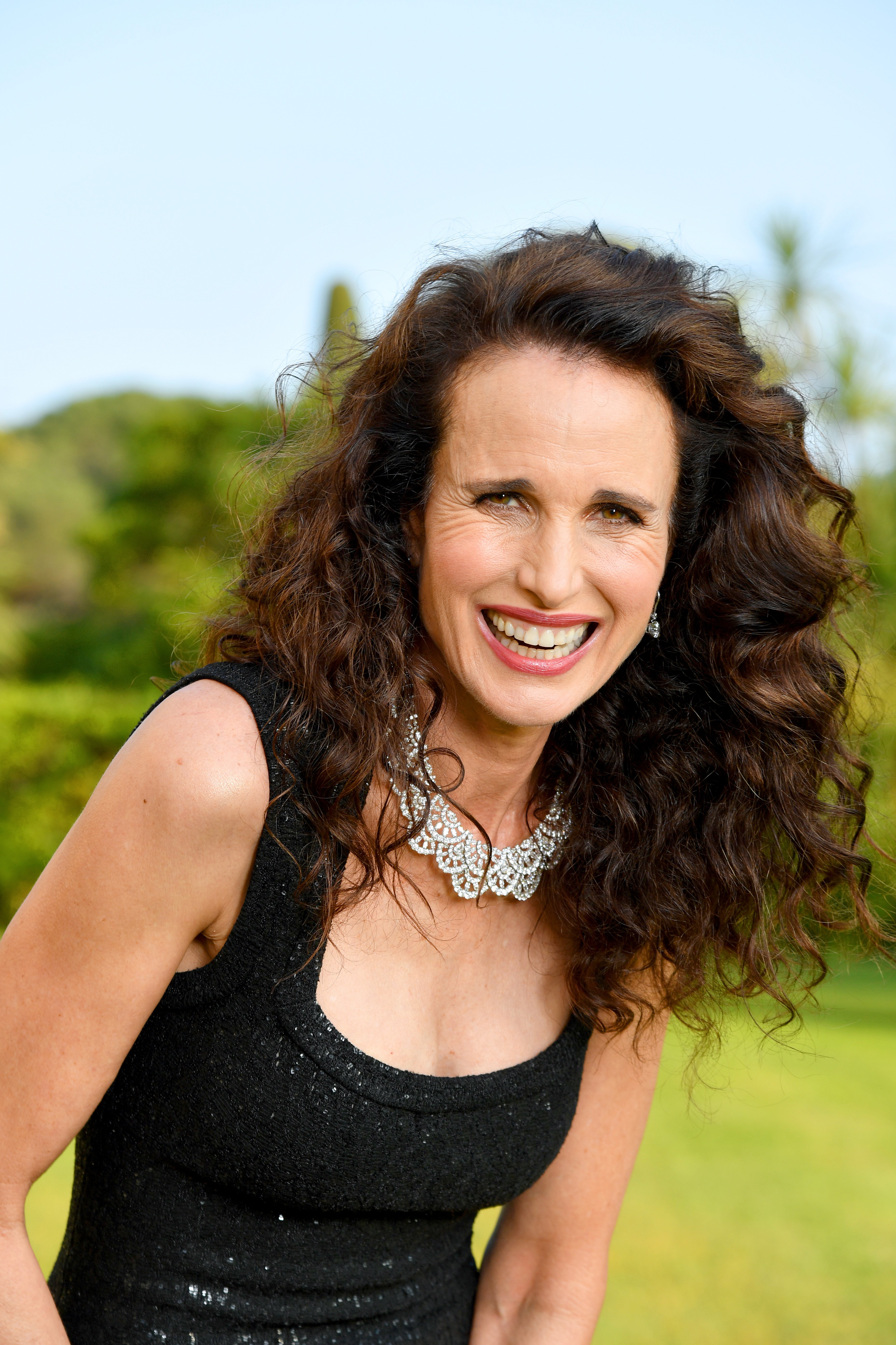 Andie MacDowell at Hotel du Cap-Eden-Roc on May 23, 2019 in Cap d'Antibes, France | Source: Getty Images