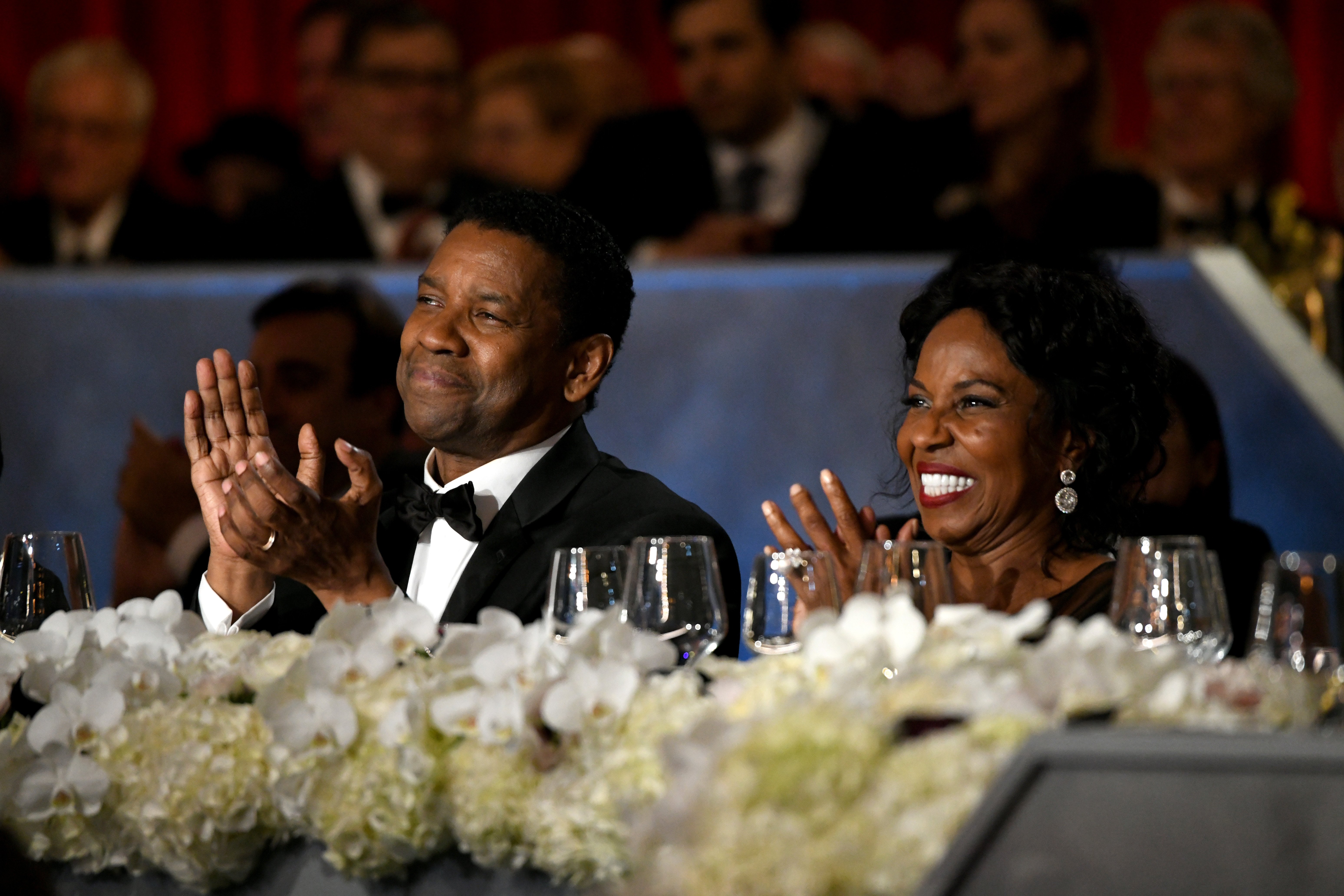 Denzel Washington y Pauletta asisten al 47º Premio AFI Life Achievement Award en honor a Denzel Washington en Dolby Theatre el 6 de junio de 2019 en Hollywood, California | Foto: Getty Images