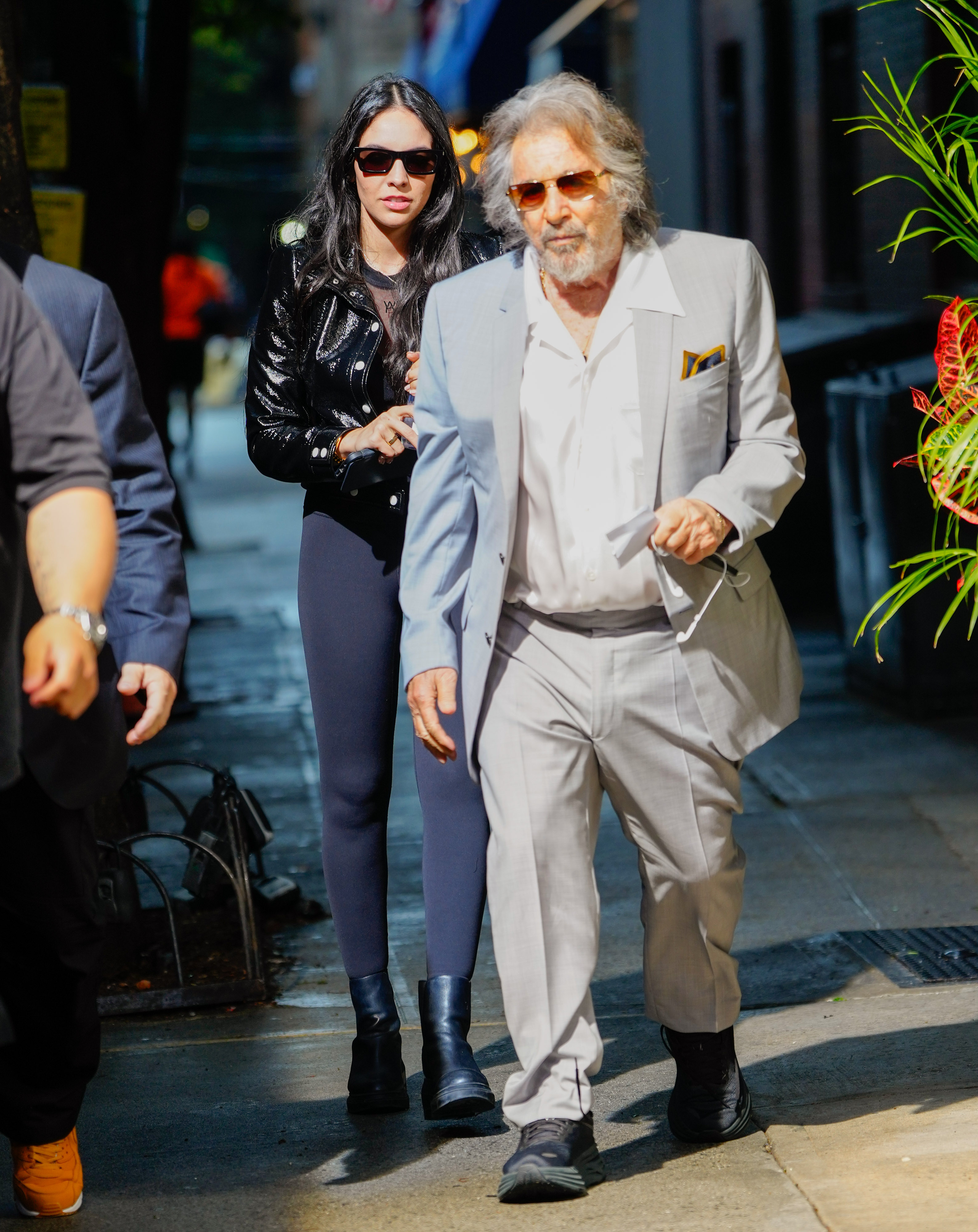 Al Pacino arrives for a music video shoot on August 24, 2023 | Source: Getty Images