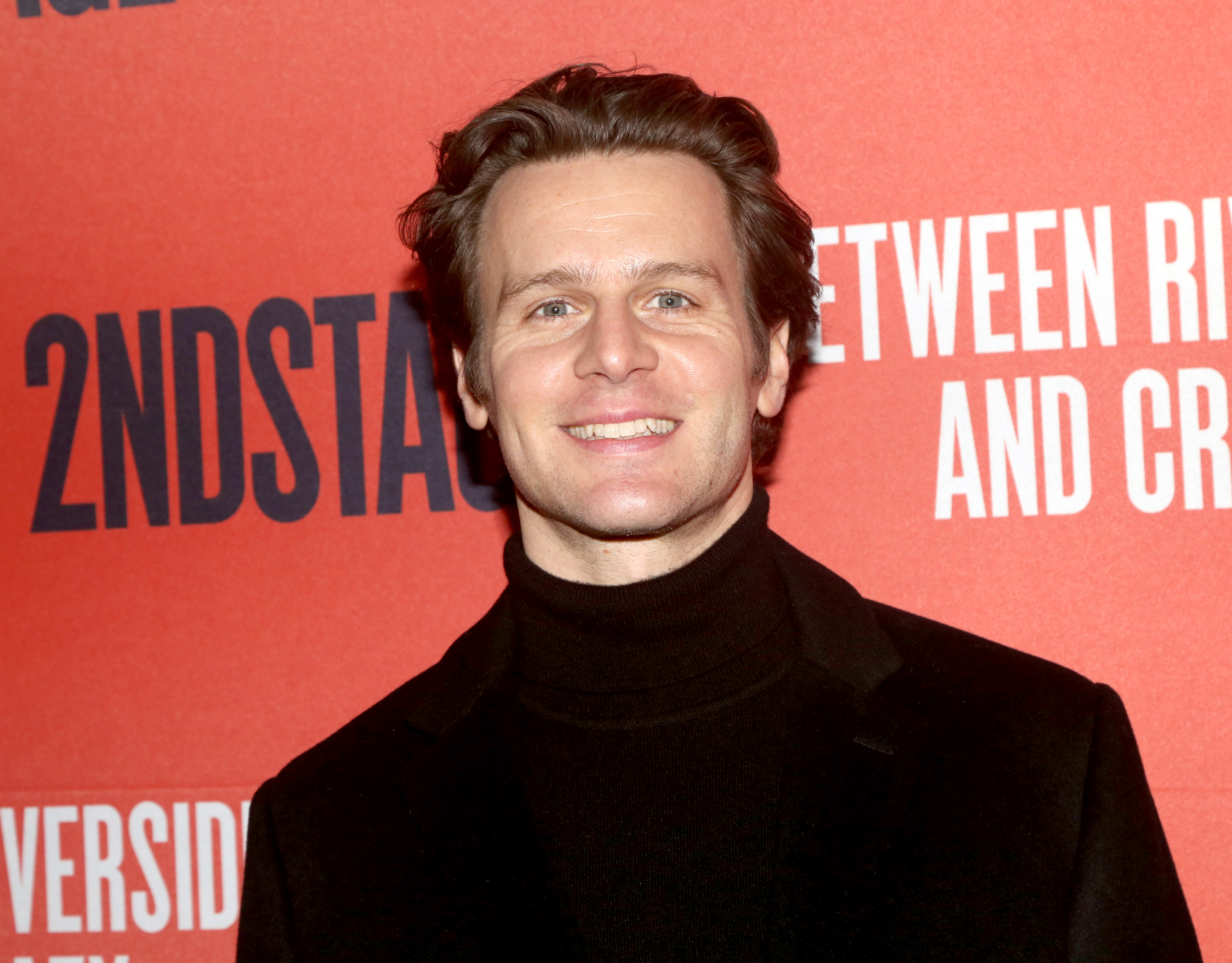 Jonathan Groff poses at the opening night of the Second Stage production of "Between Riverside and Crazy" on Broadway at The Hayes Theater, on December 19, 2022, in New York City. | Source: Getty Images