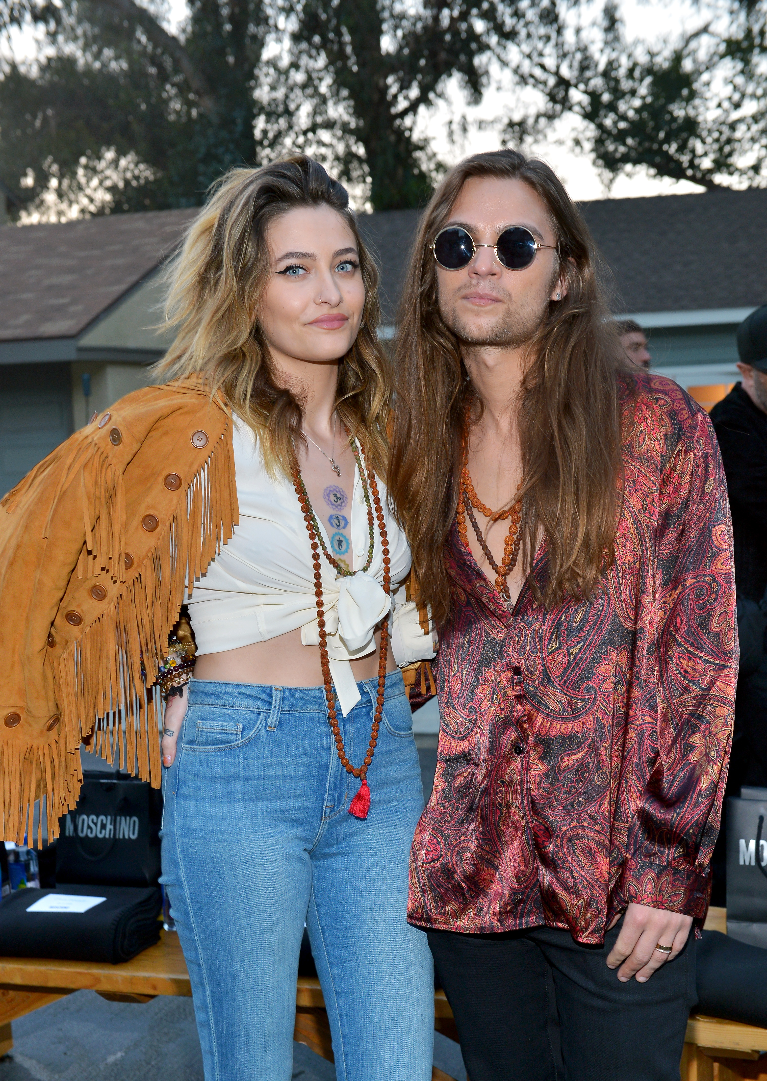 Paris Jackson and Gabriel Glenn attend the Moschino Spring/Summer 20 Menswear and Women's Resort Collection on June 7, 2019 | Source: Getty Images