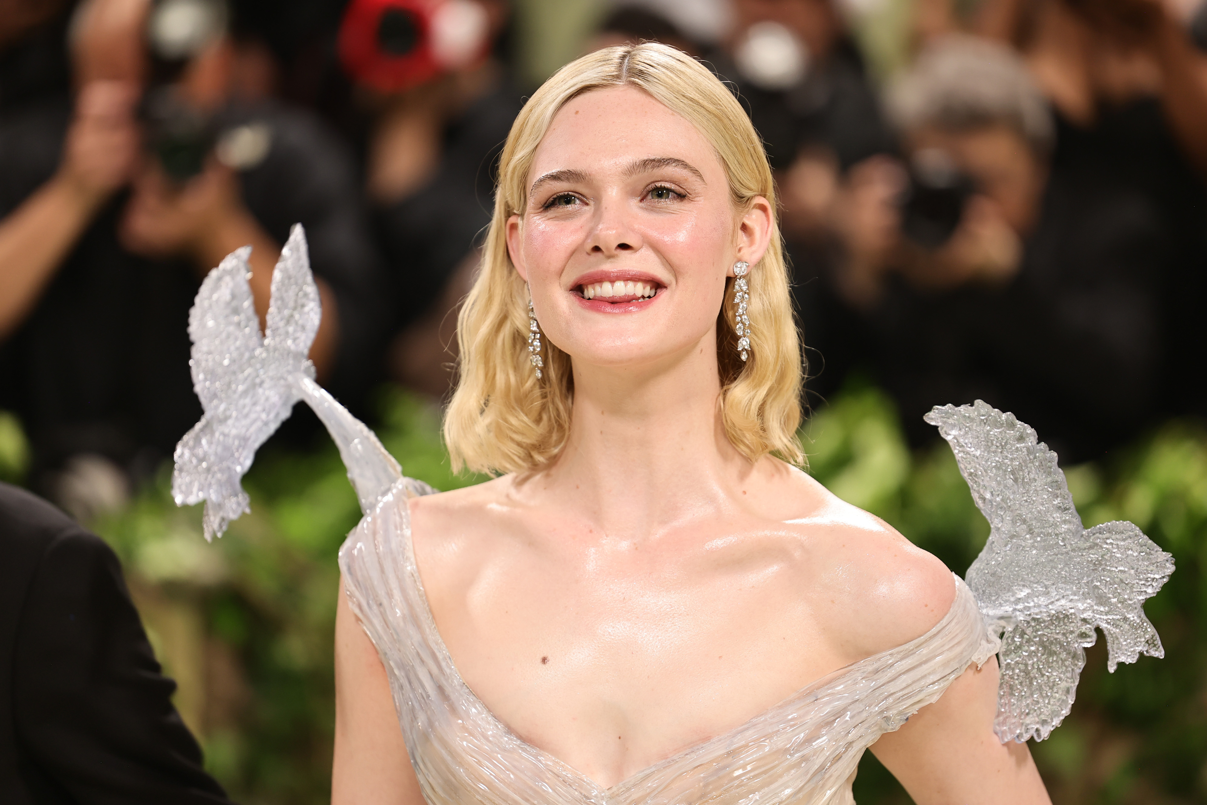 Elle Fanning attends The Met Gala Celebrating "Sleeping Beauties: Reawakening Fashion" in New York City, on May 6, 2024. | Source: Getty Images
