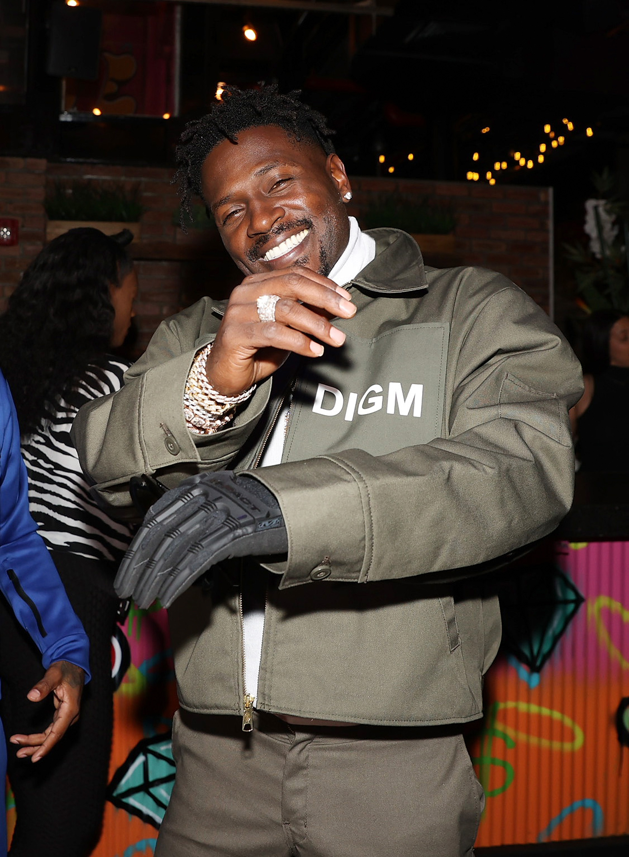 Antonio Brown at his album release dinner on April 28, 2022, in New York City. | Source: Getty Images