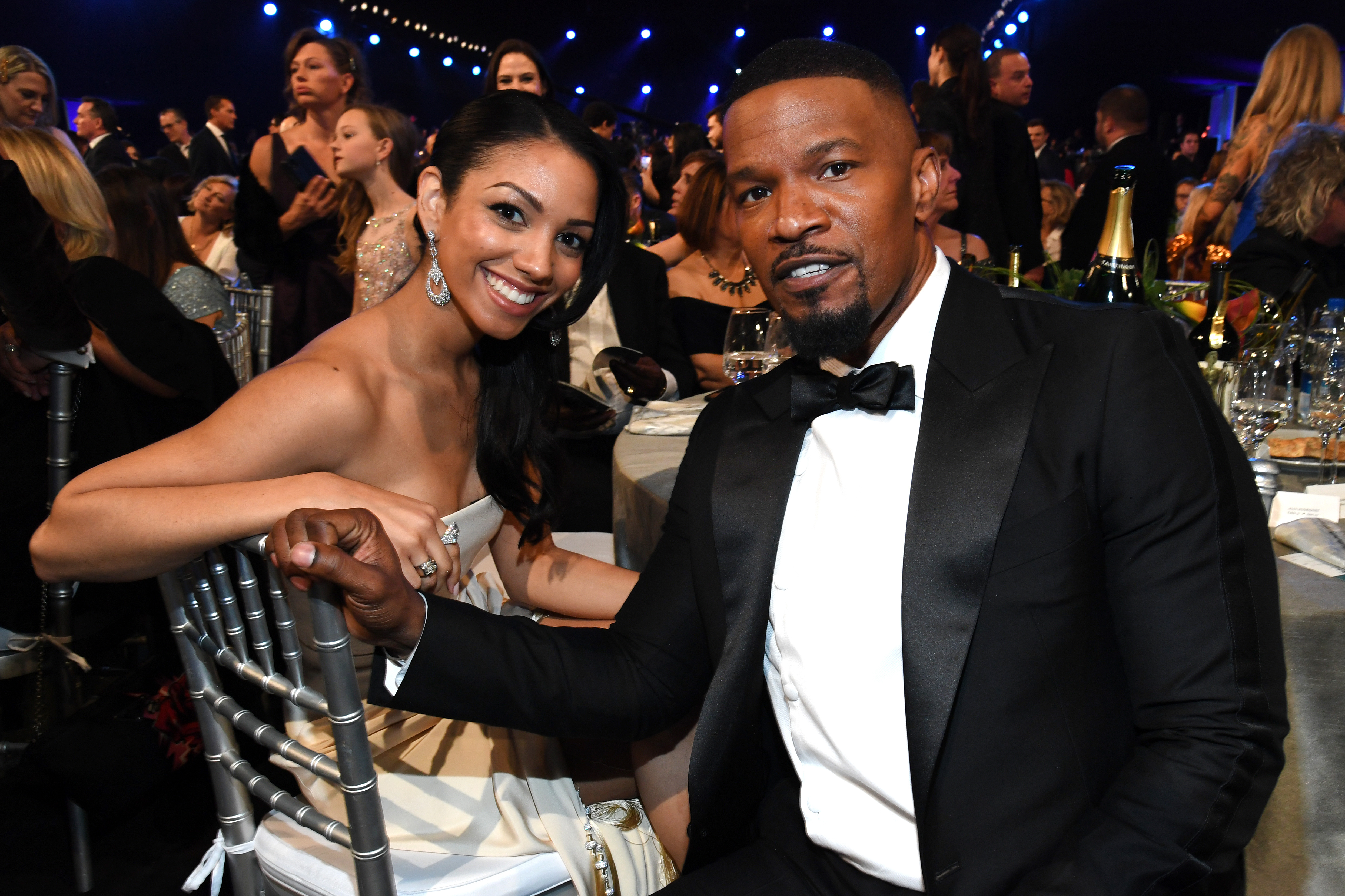 Corinne Foxx and Jamie Foxx attend the 26th Annual Screen Actors Guild Awards at The Shrine Auditorium on January 19, 2020 in Los Angeles, California | Source: Getty Images