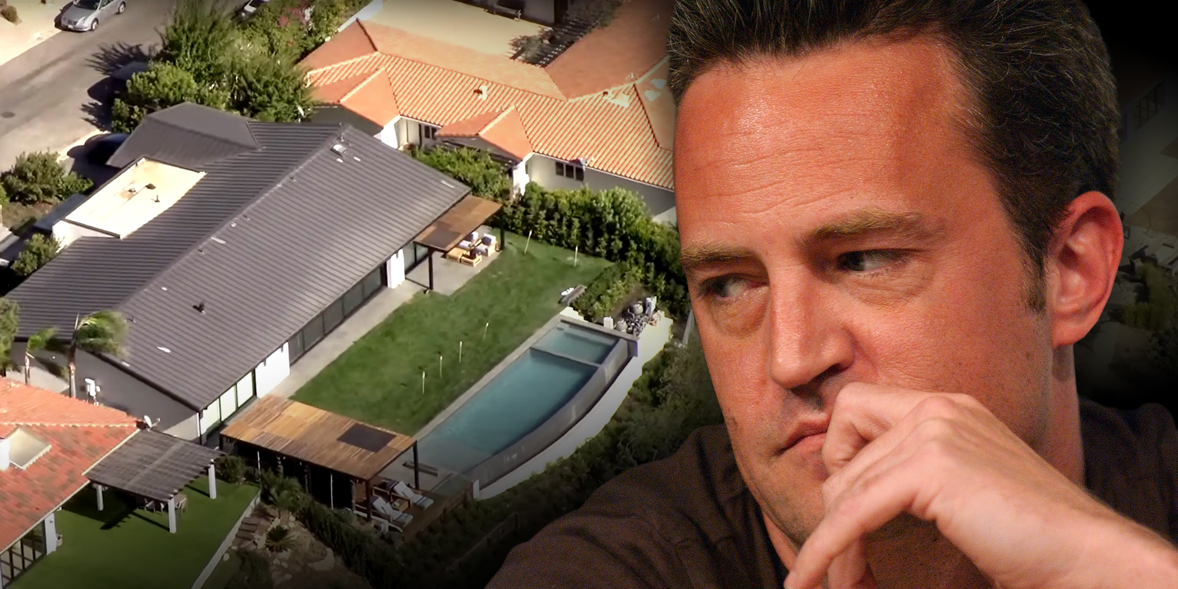 Matthew Perry's home where he died | Matthew Perry | Source: youtube.com/X17onlineVideo | Getty Images