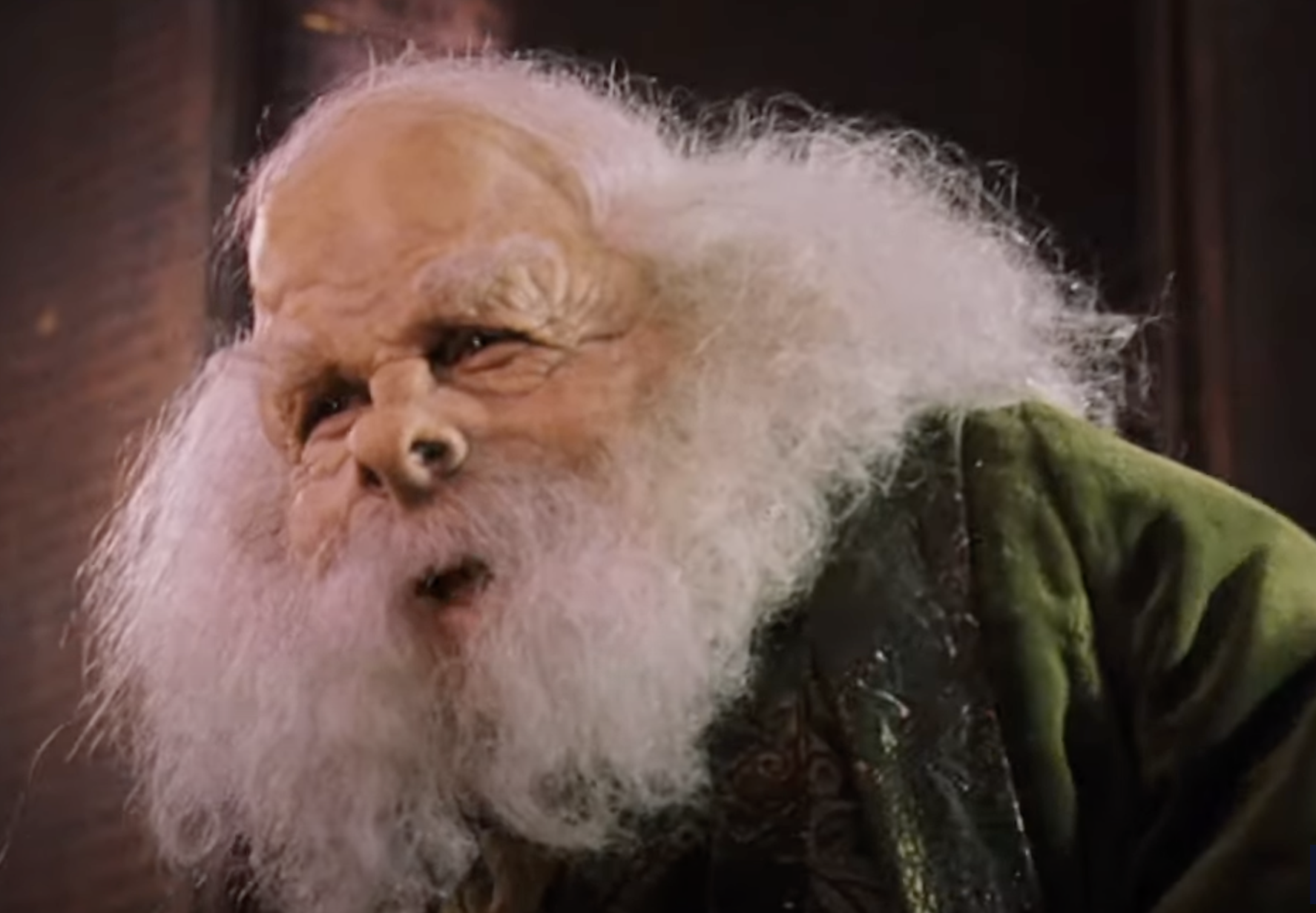 Warwick Davis as Professor Filius Flitwick | Source: YouTube/HarryPotter