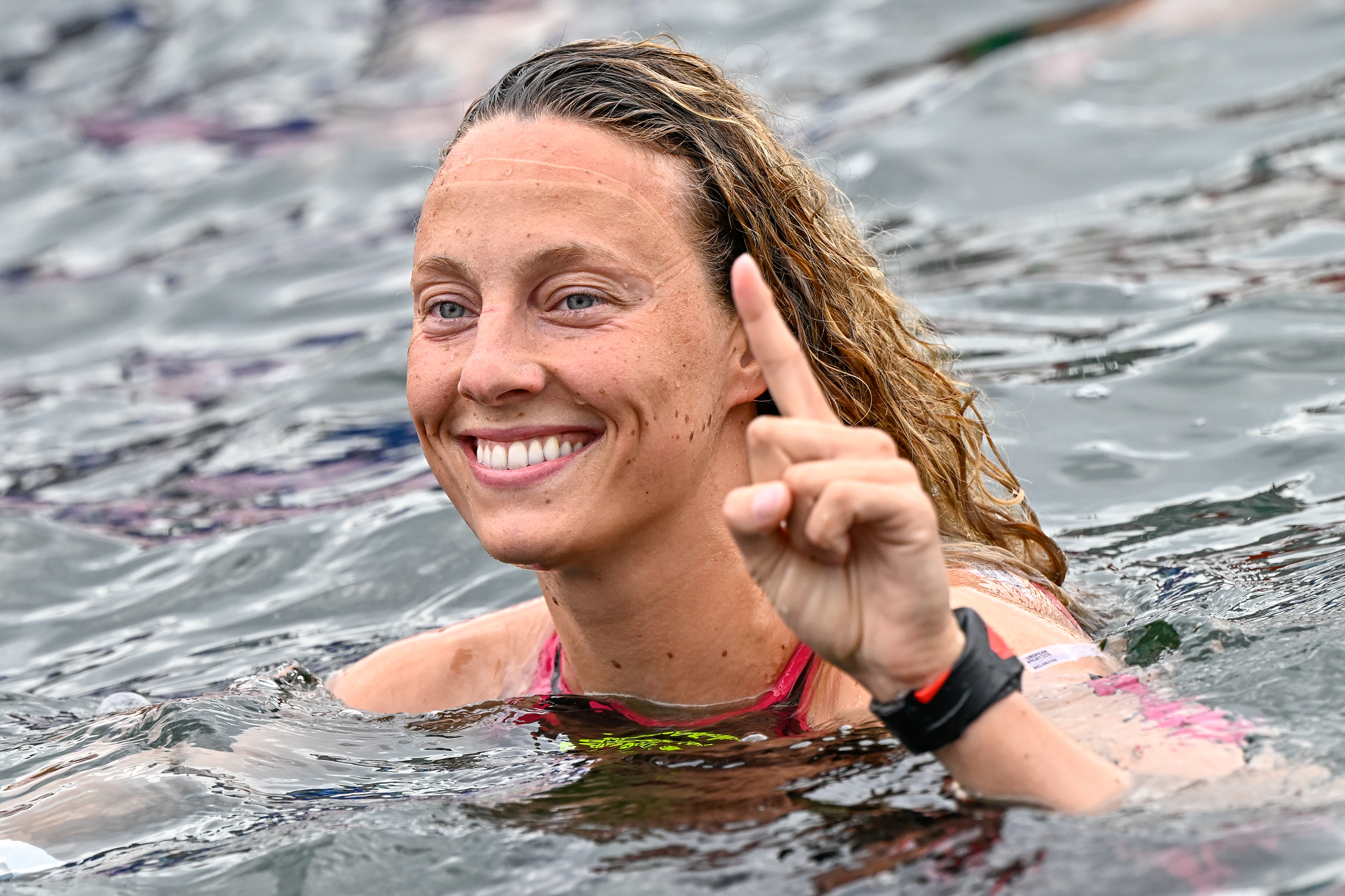 Leonie Antonia Beck competes in the Women's 10 km during the European Aquatics Championships Belgrade 2024 in Belgrade, Serbia, on June 12, 2024 | Source: Getty Images