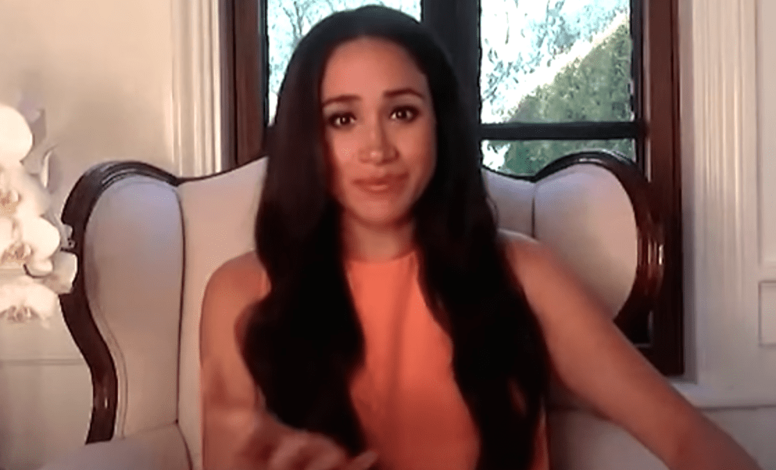 Meghan Markle inside her home in California. | Source: youtube.com/ET Canada