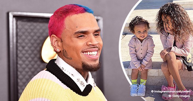 Chris Brown's Daughter Royalty Poses with Little Sister in Matching ...