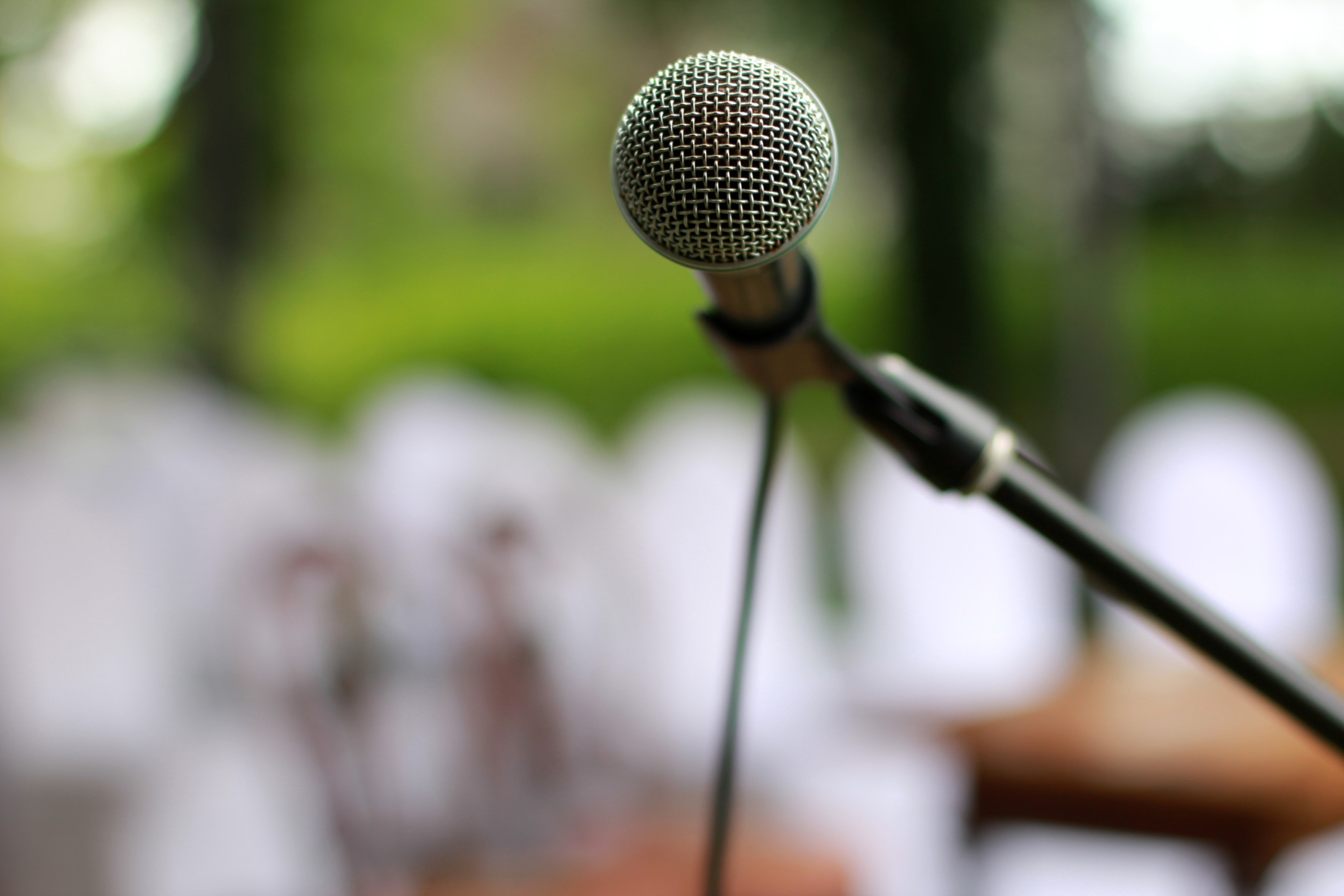 I was anxious as Mary approached the microphone | Photo: Pexels