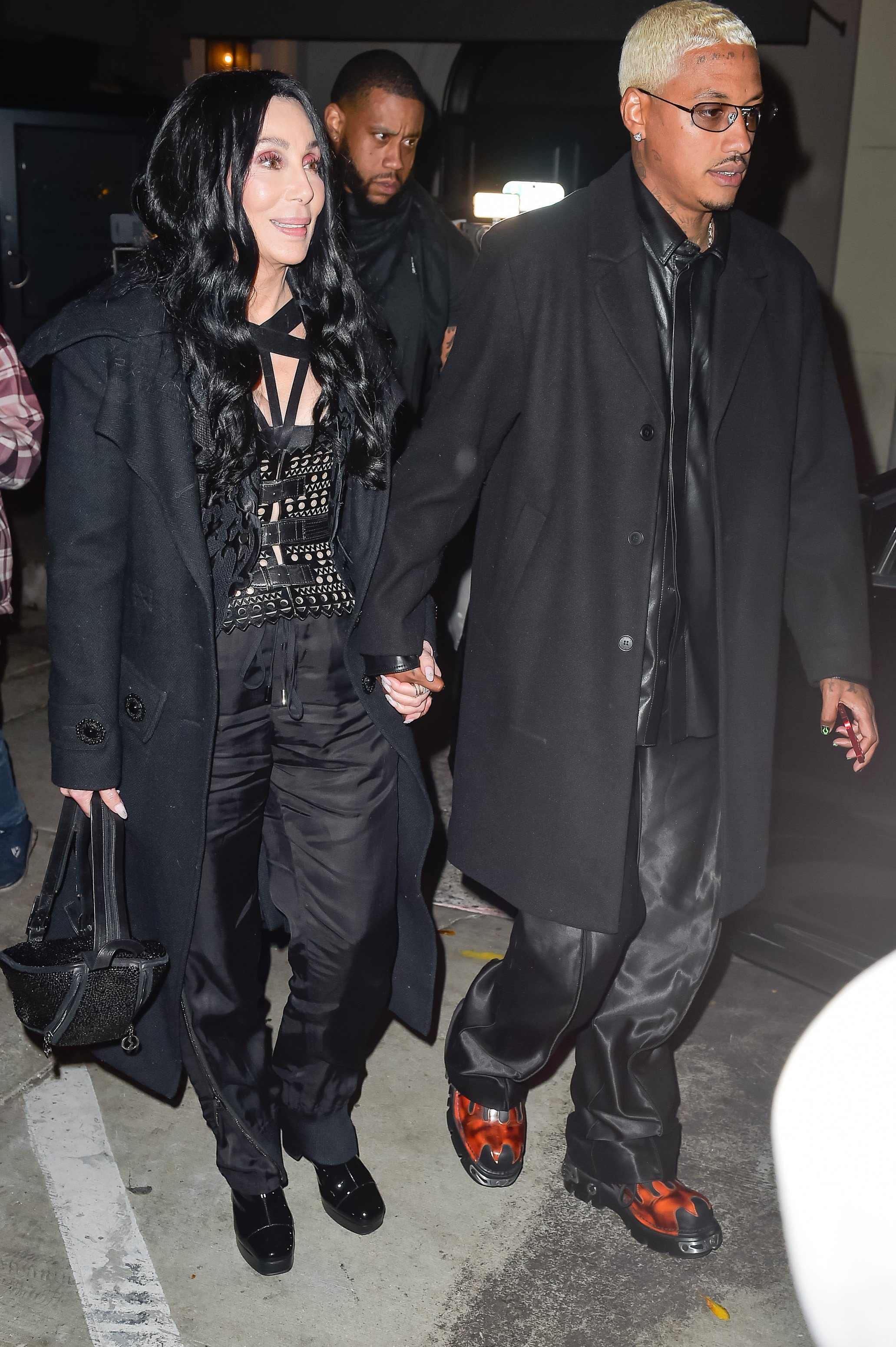 Cher and Alexander Edwards are seen on November 02, 2022 in Los Angeles, California | Source: Getty Images