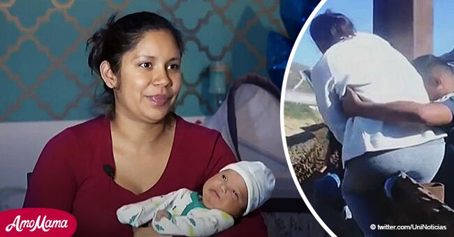 Inmigrante saltó el muro con 8 meses de embarazo, tuvo un bebé con Síndrome de Down y pide ayuda
