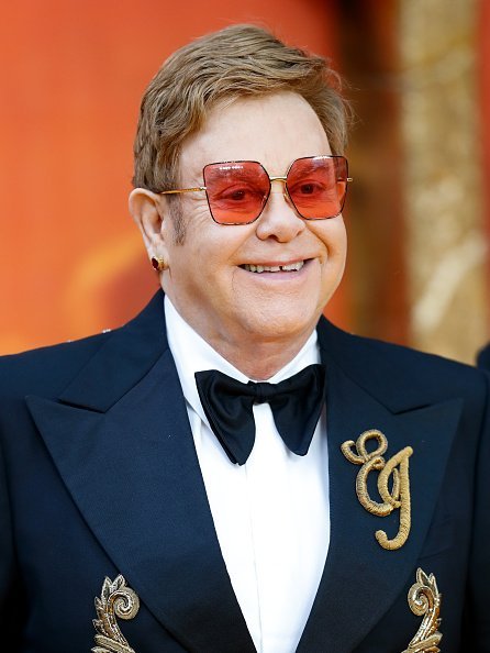 Elton John at Leicester Square on July 14, 2019 in London, England | Photo: Getty Images