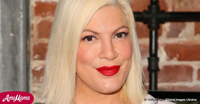 Tori Spelling's post-baby body debuts on family vacation in Palm Springs