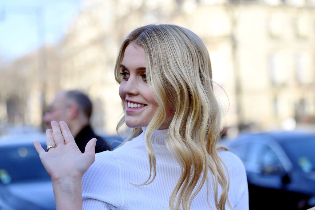 Kitty Spencer at the Schiaparelli Haute Couture Spring/Summer 2020 show, January 2020 | Source: Getty Images