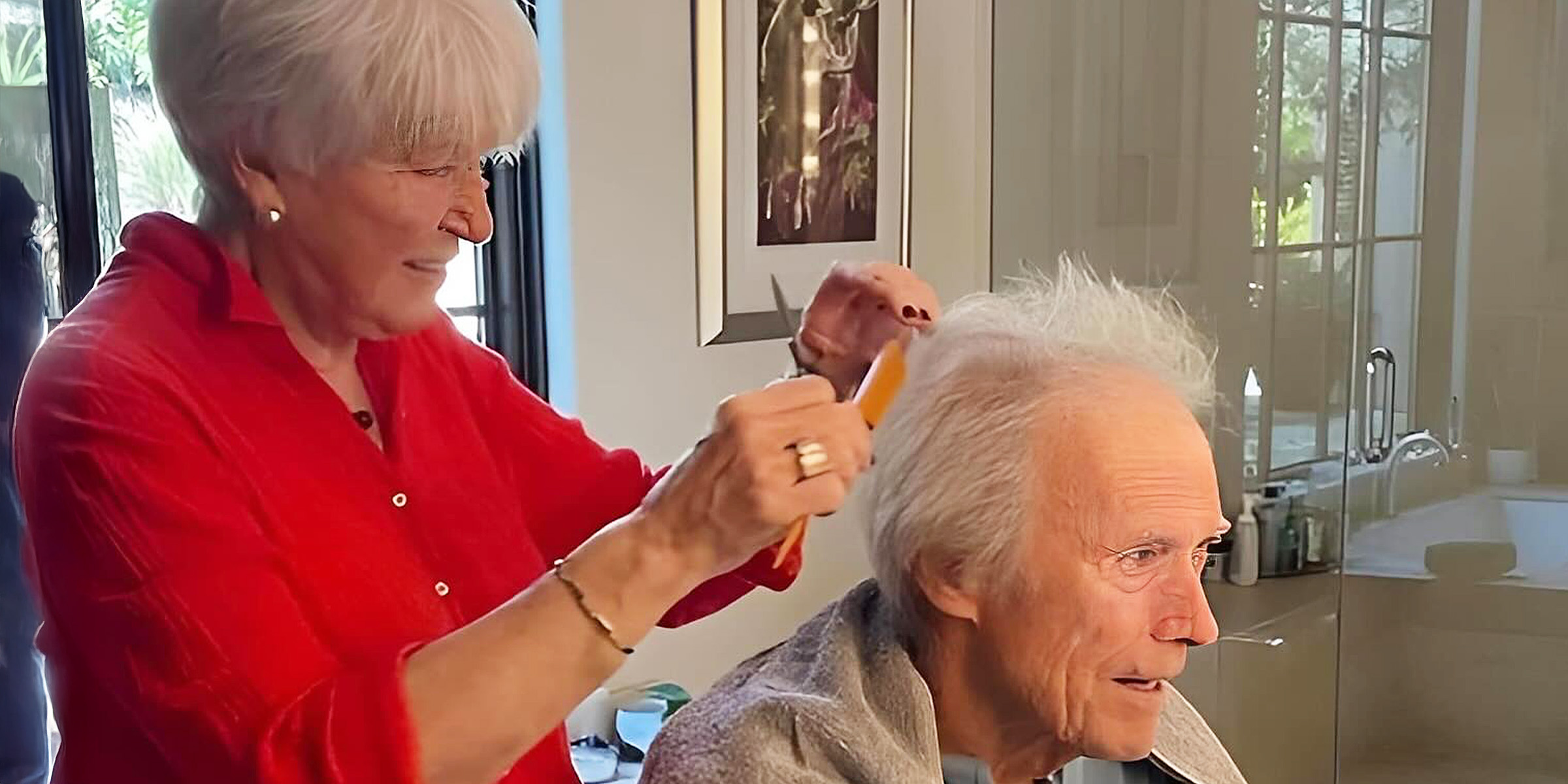 Betty Weider and Clint Eastwood | Source: Instagram/barbersince98