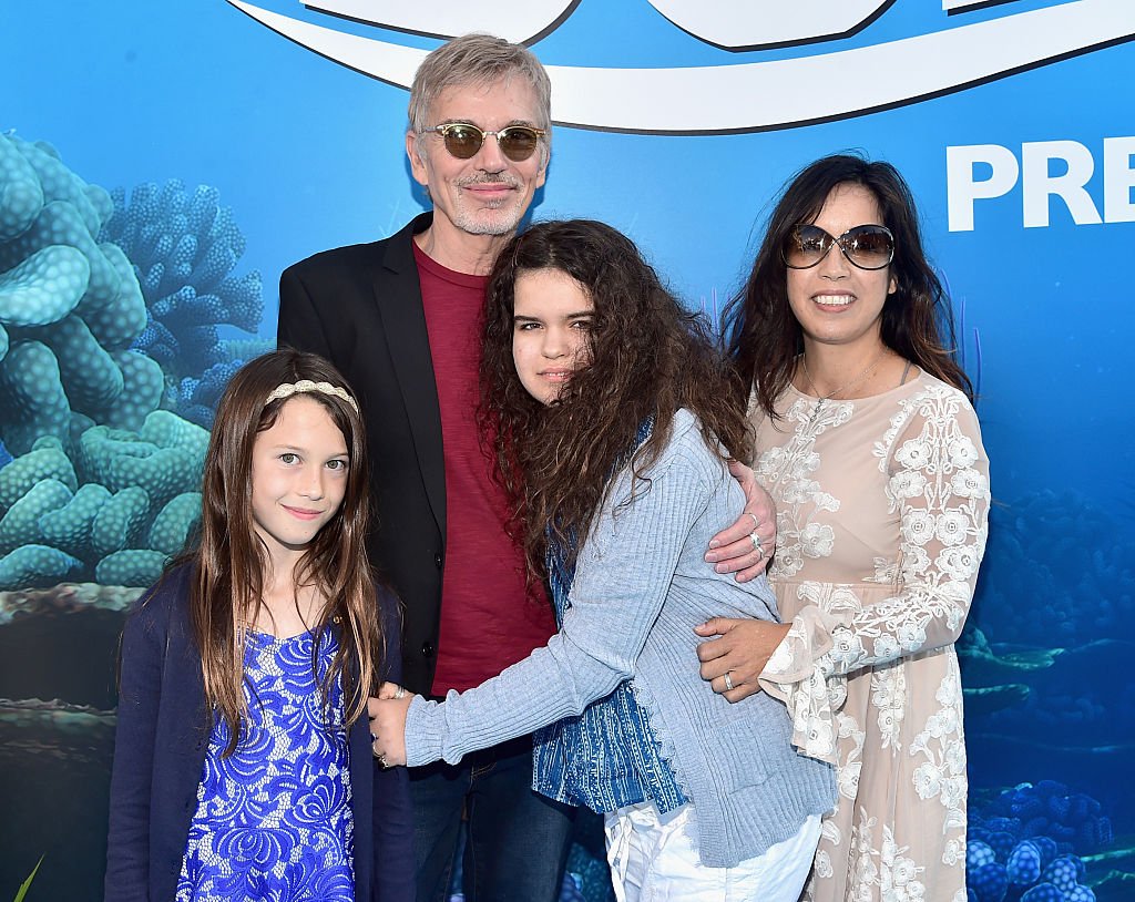 (L-R) Billy Bob Thornton, Bella Thornton, and Connie Angland at premiere of "Finding Dory" on June 8, 2016 | Source: Getty Images 