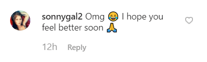 Un commentaire instagram sur le post de Tweed Shannon | Photo: Instagram / shannonleetweedsimmons