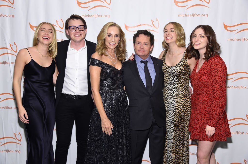 Aquinnah Fox, Sam Fox, Tracy Pollan, Michael J. Fox, Schuyler Fox and Esme Fox attend A Funny Thing Happened On The Way To Cure Parkinson's benefitting The Michael J. Fox Foundation | Getty Images