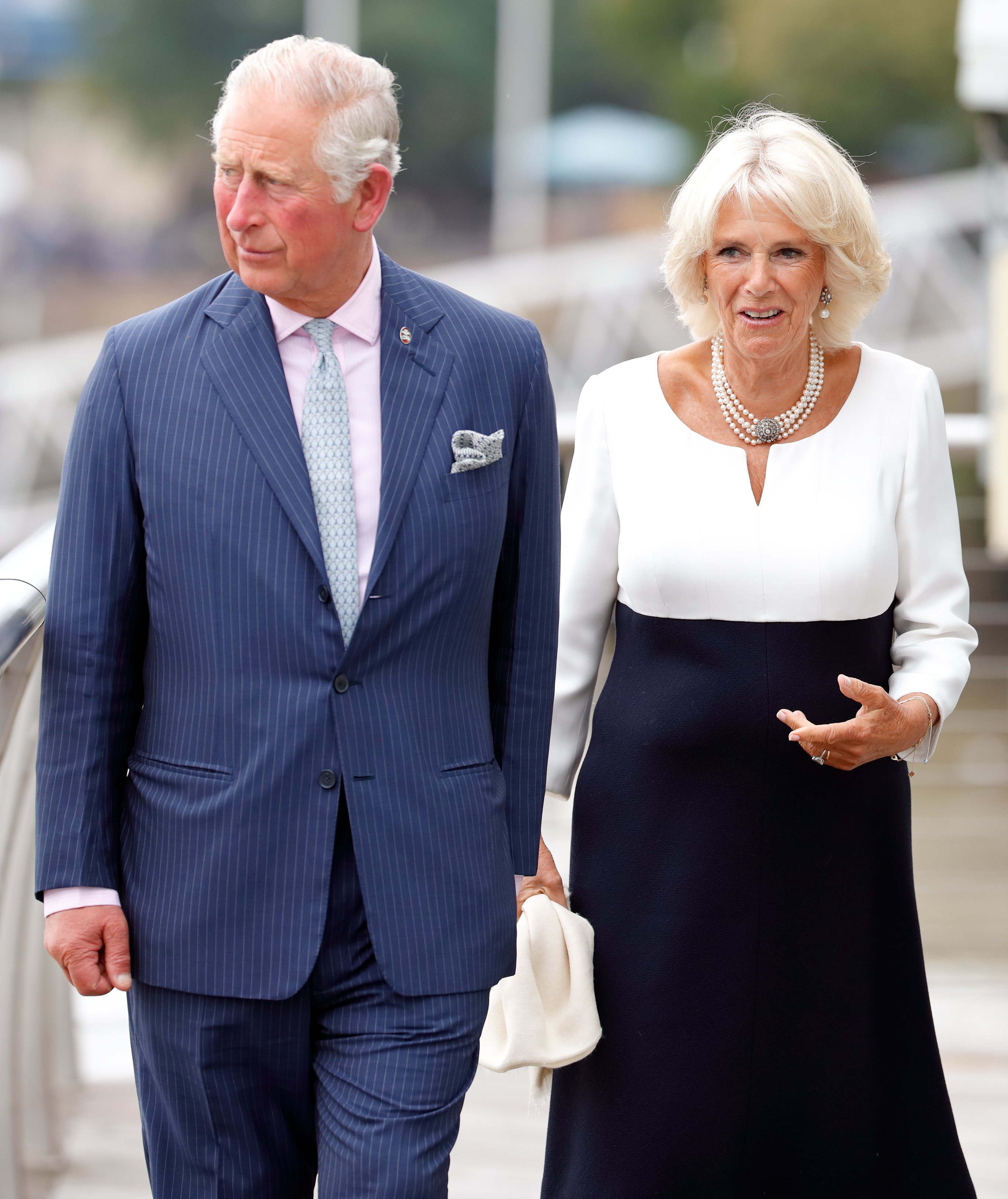 Prince Charles, Prince of Wales and Camilla, Duchess of Cornwall visit the newly refurbished 'Maiden' Yacht at HMS President on September 5, 2018 in London, England | Source: Getty mages