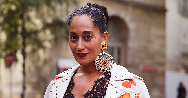 Tracee Ellis Ross Poses in 'Ross Family Christmas Onesie' at Home in ...