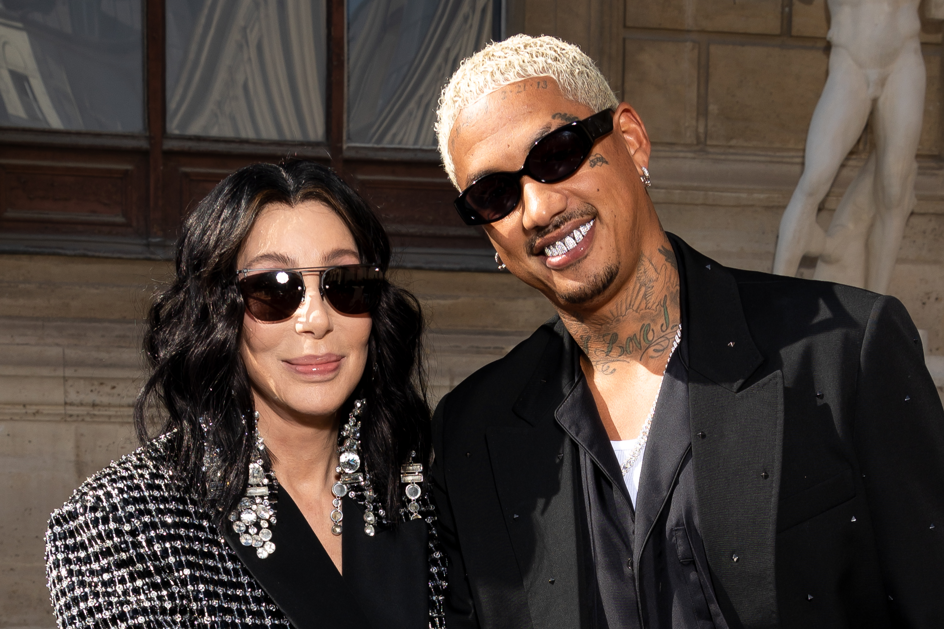 Cher and Alexander Edwards attend the Paris Fashion Week on October 01, 2023 in Paris, France | Source: Getty Images