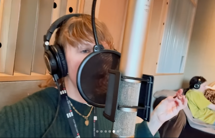 Taylor Swift working on "Opalite" on a post February 23, 2026 | Source: Instagram/taylorswift