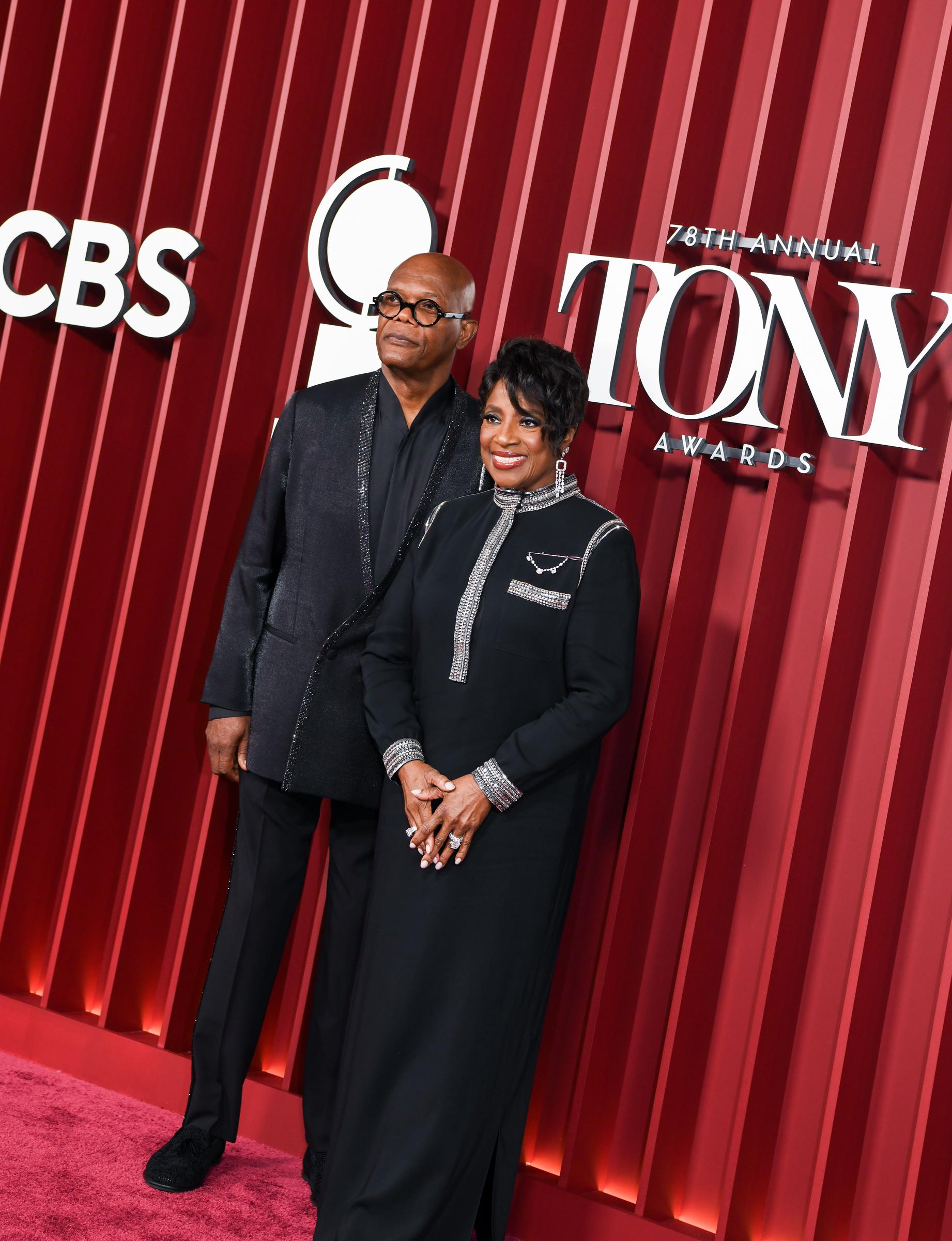 Samuel L. Jackson and LaTanya Richardson Jackson at The 78th Annual Tony Awards held at Radio City Music Hall on June 8, 2025, in New York, New York | Source: Getty Images