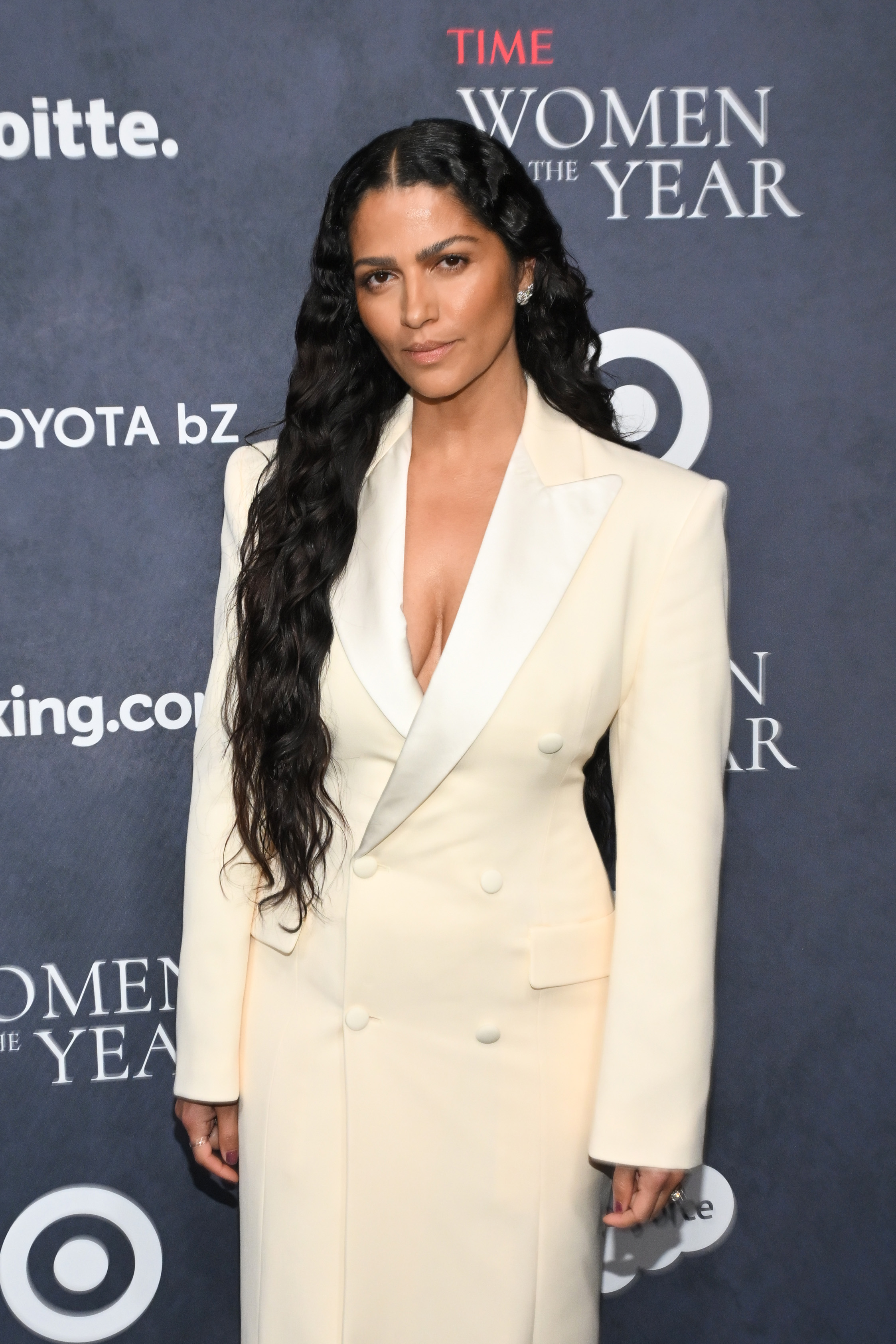 Camila Alves poses solo at the TIME 2026 Women of the Year Gala. | Source: Getty Images