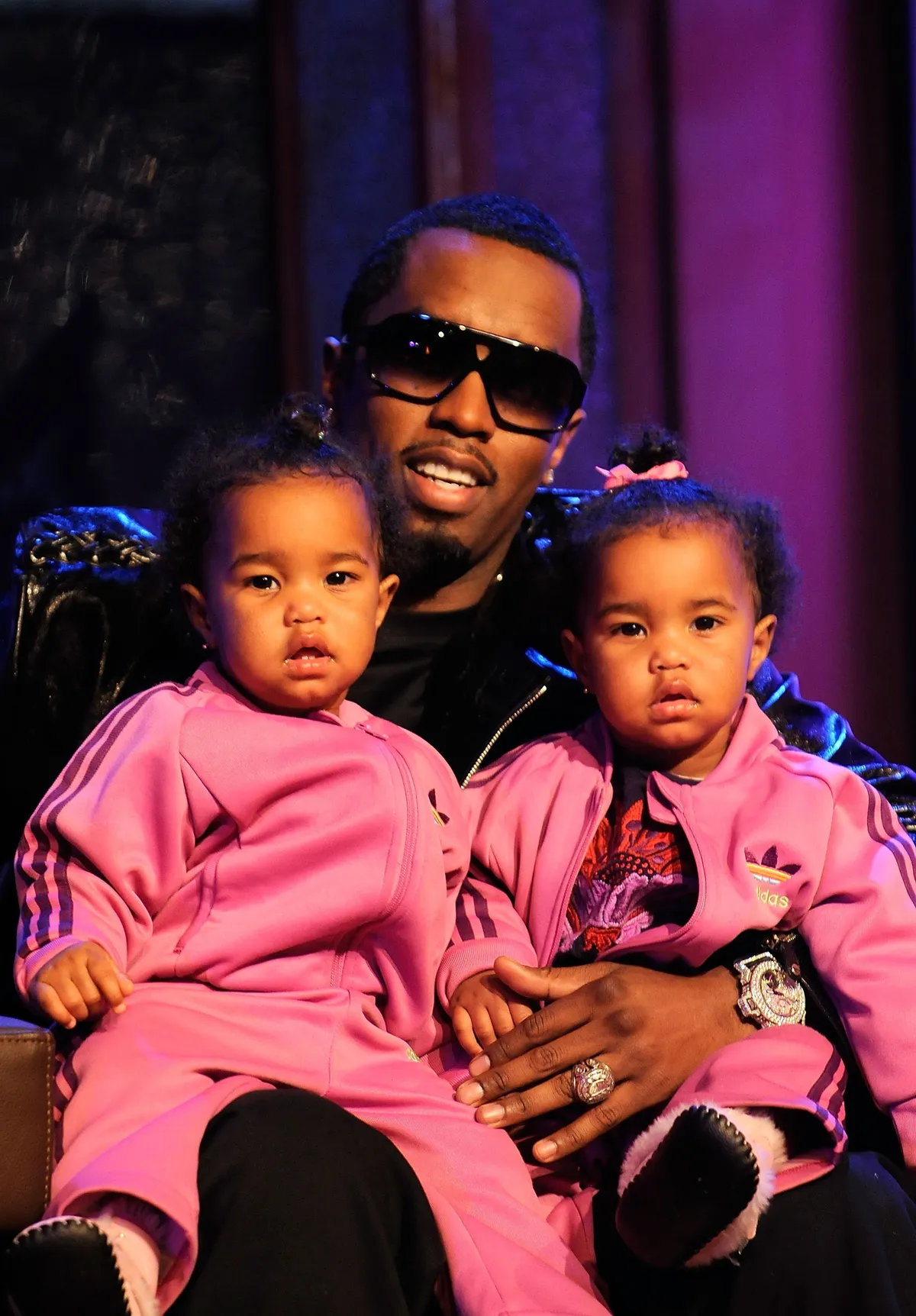 Sean "Diddy" Combs with D'Lila and Jessie Combs at the taping of MTV's "Making The Band 4" season finale at MTV Studios Times Square on March 22, 2008 in New York City. | Photo: Getty Images