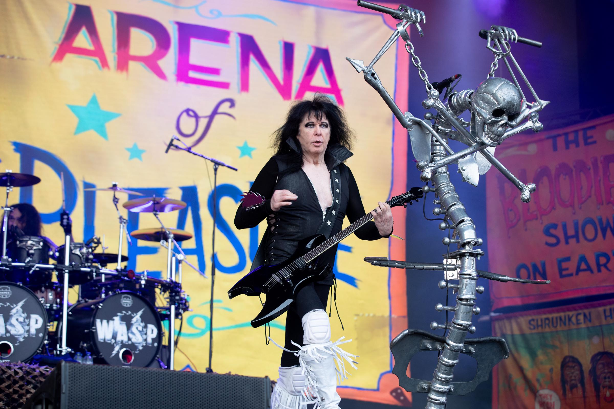 Blackie Lawless of W.A.S.P. performs at Alcatraz Metal Fest on August 8, 2025 | Source: Getty Images