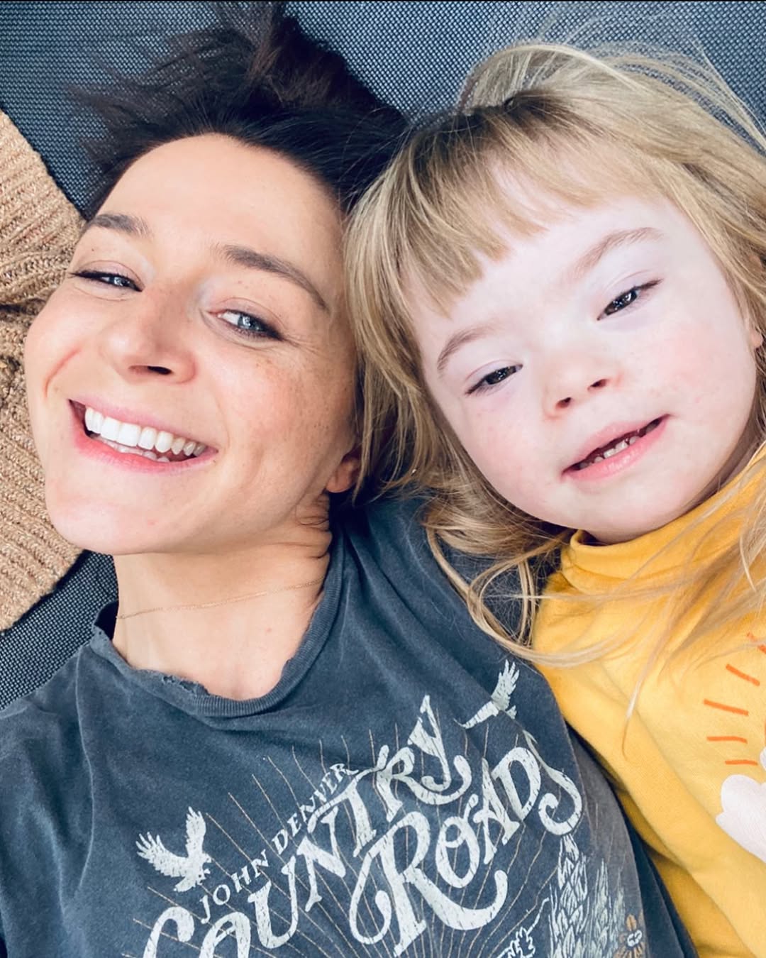 Caterina Scorsone and her daughter from a post dated March 21, 2021. | Source: Instagram/caterinascorsone