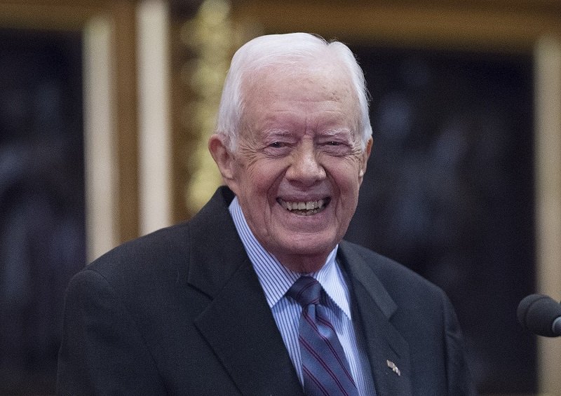 Jimmy Carter on February 3, 2016 in London | Source: Getty Images